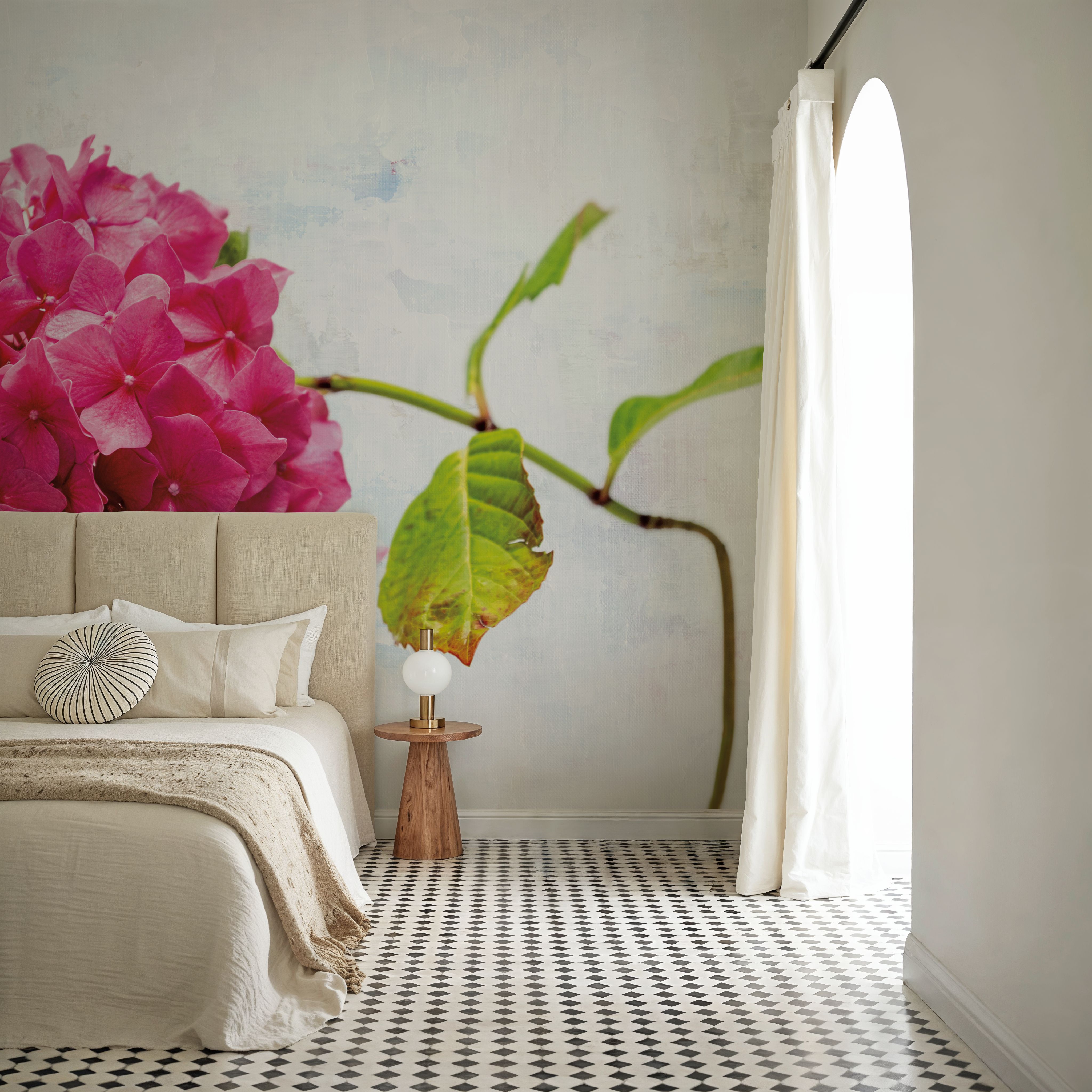 Bright Pink Hydrangea