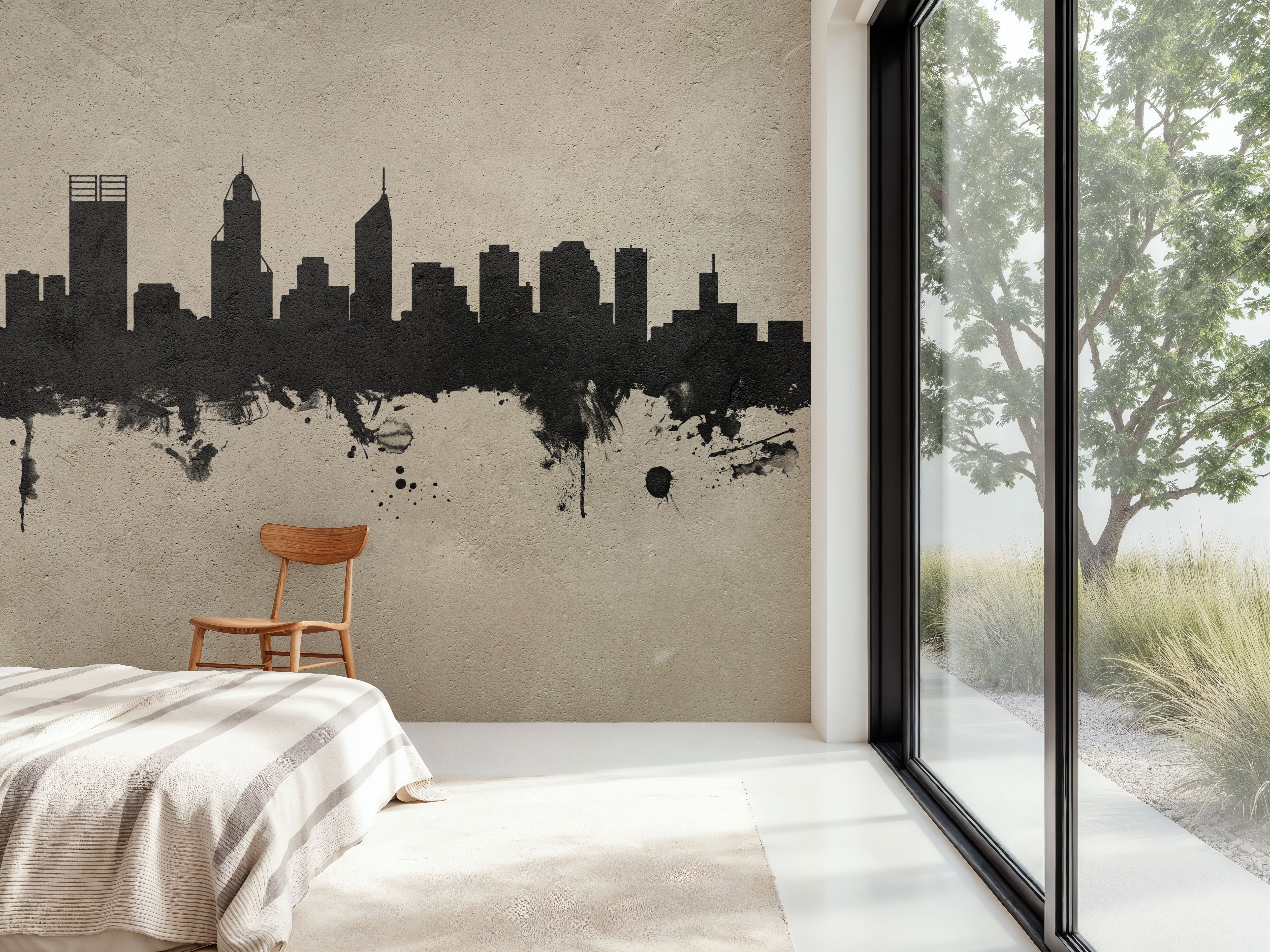 Perth Australia Skyline Concrete