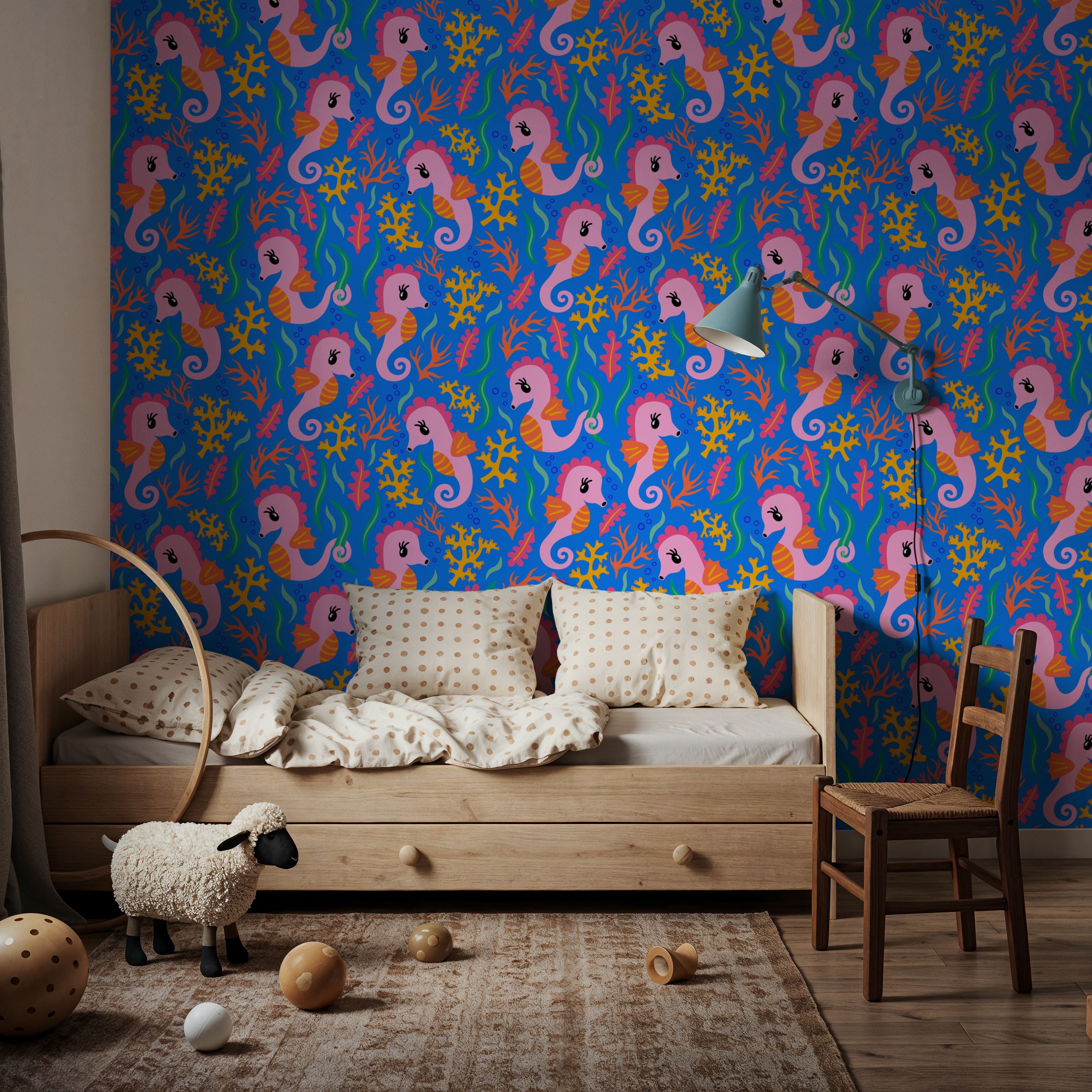 Sweet Seahorses, Pop, Wallpaper