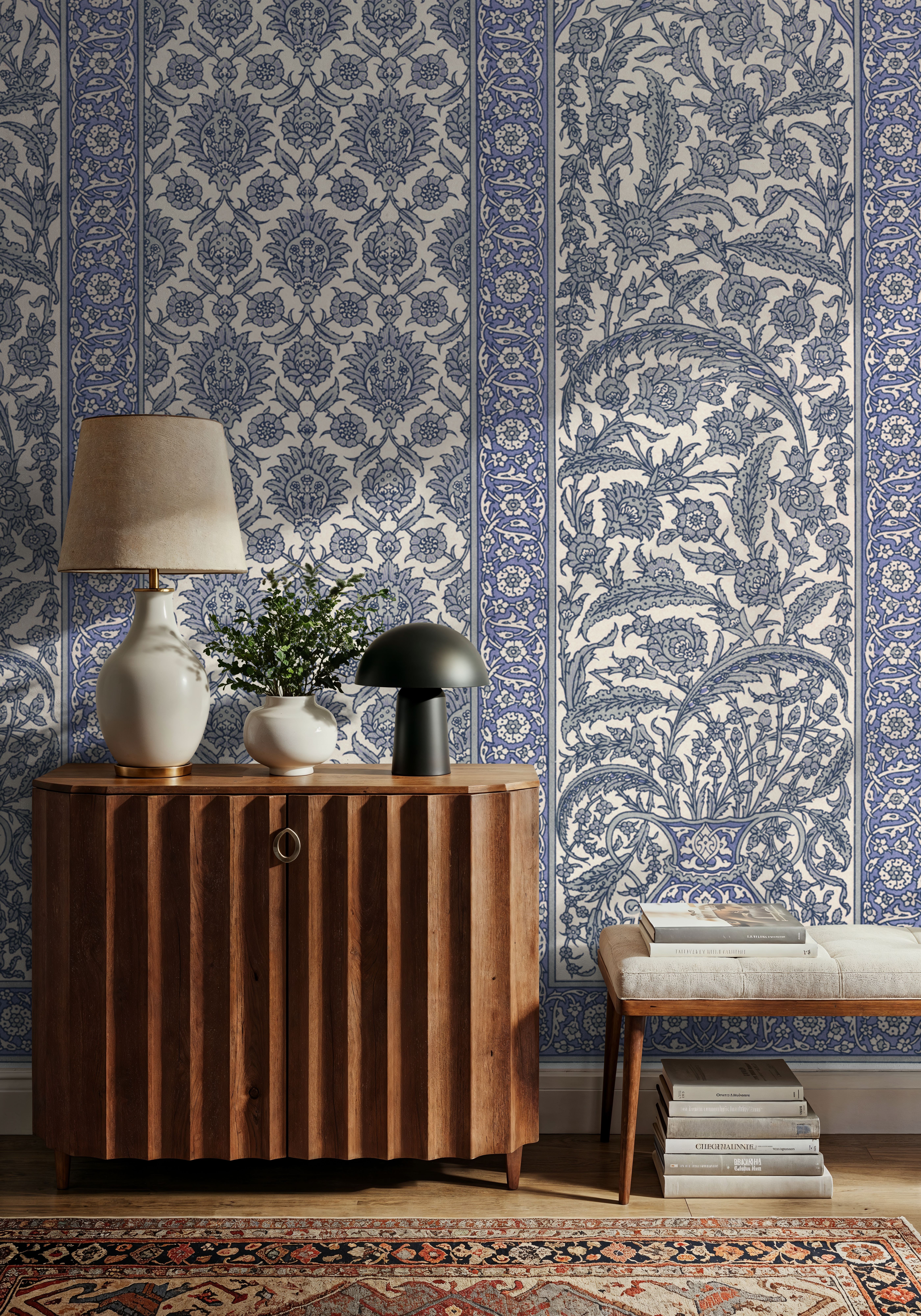 Riad Ornaments, Periwinkle