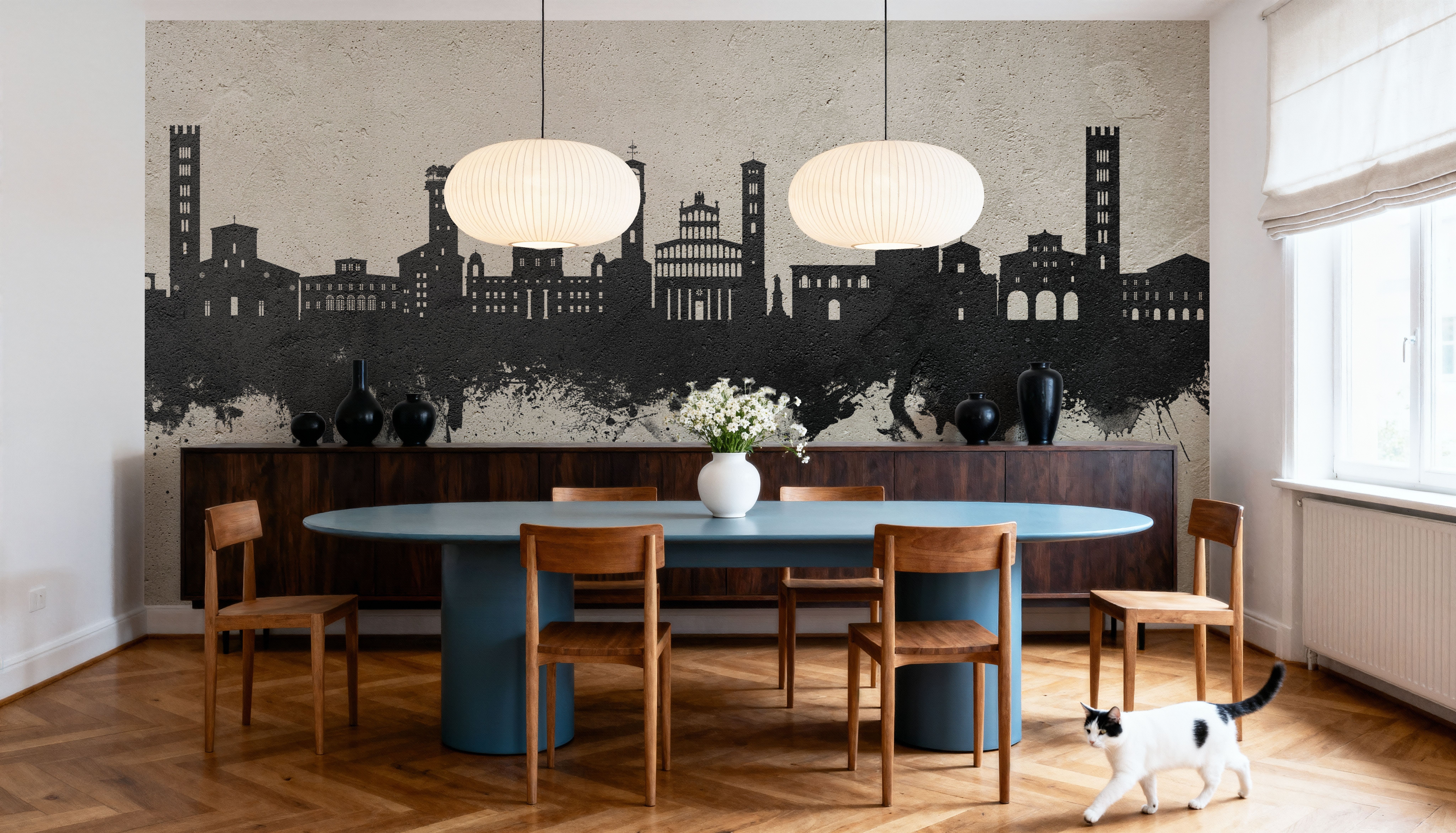 Lucca Italy Skyline Concrete