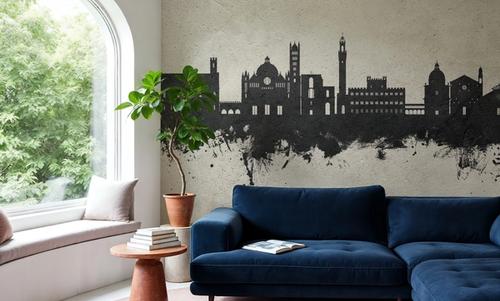 Siena Italy Skyline Concrete
