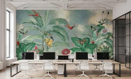 Birds of Paradise Green