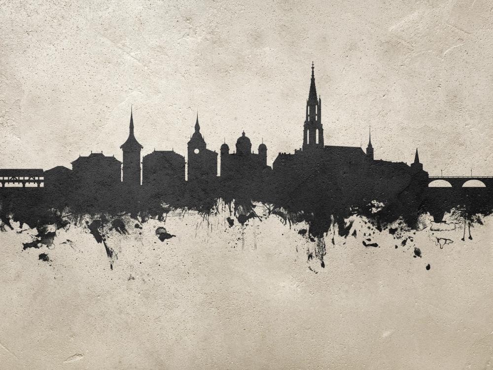 Bern Switzerland Skyline Concrete