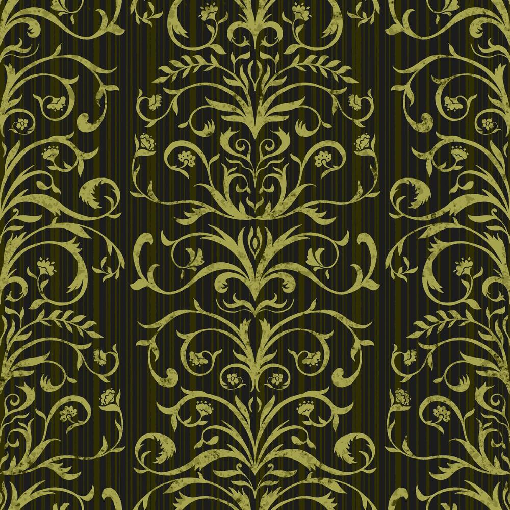 Ornate Stripes, Chartreuse