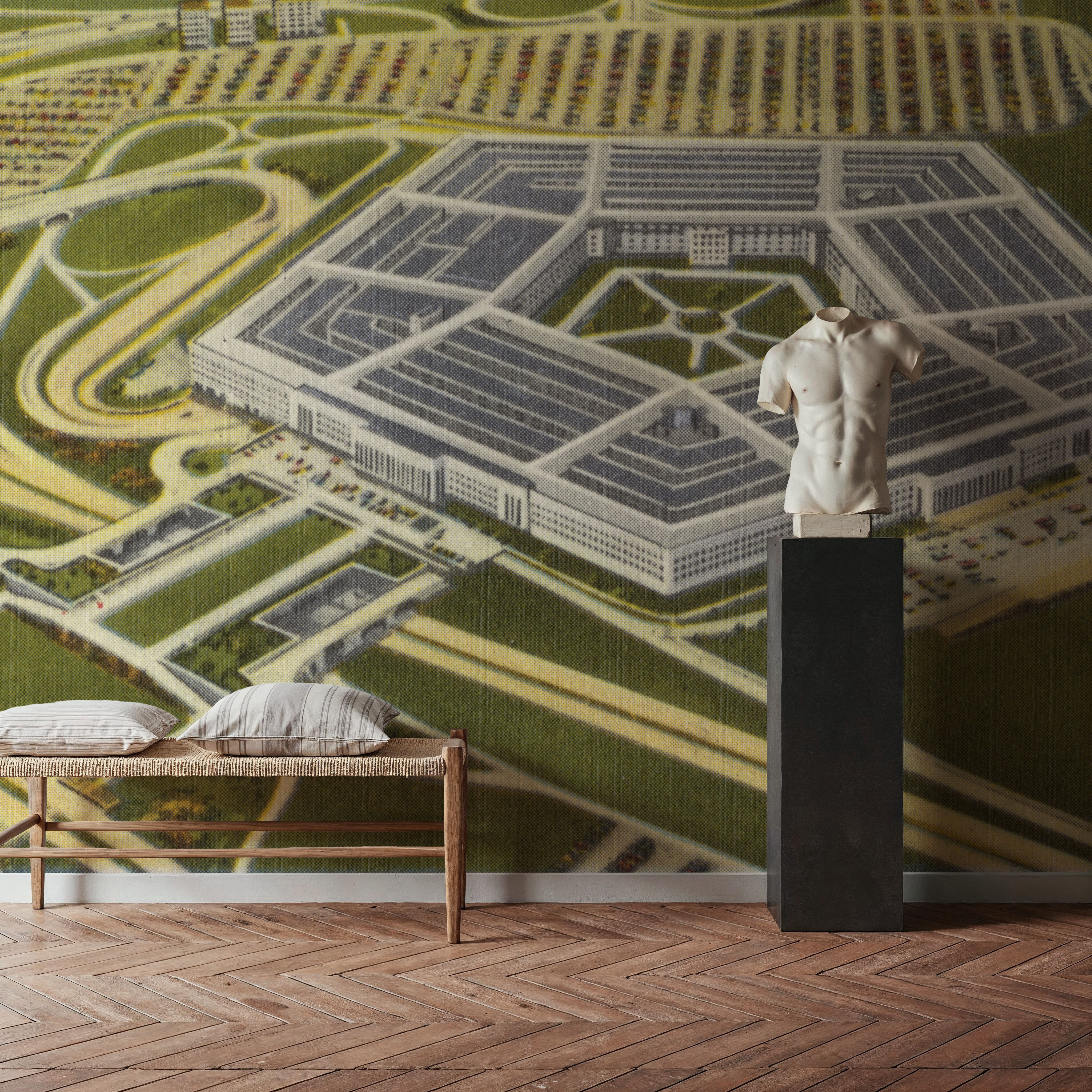 Greetings from the Pentagon - Screenprint Postcard