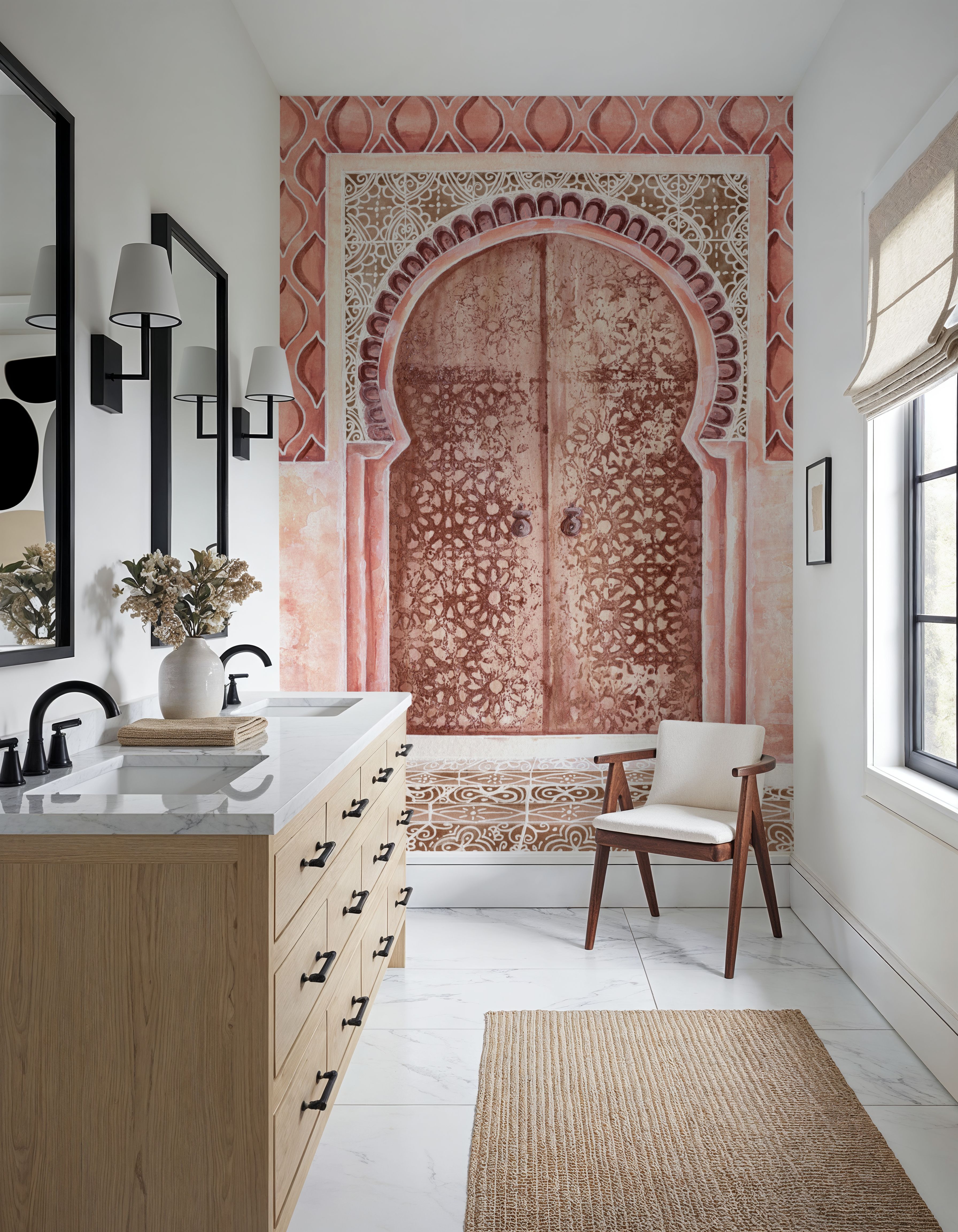 Moroccan Streets Tiled Entrance
