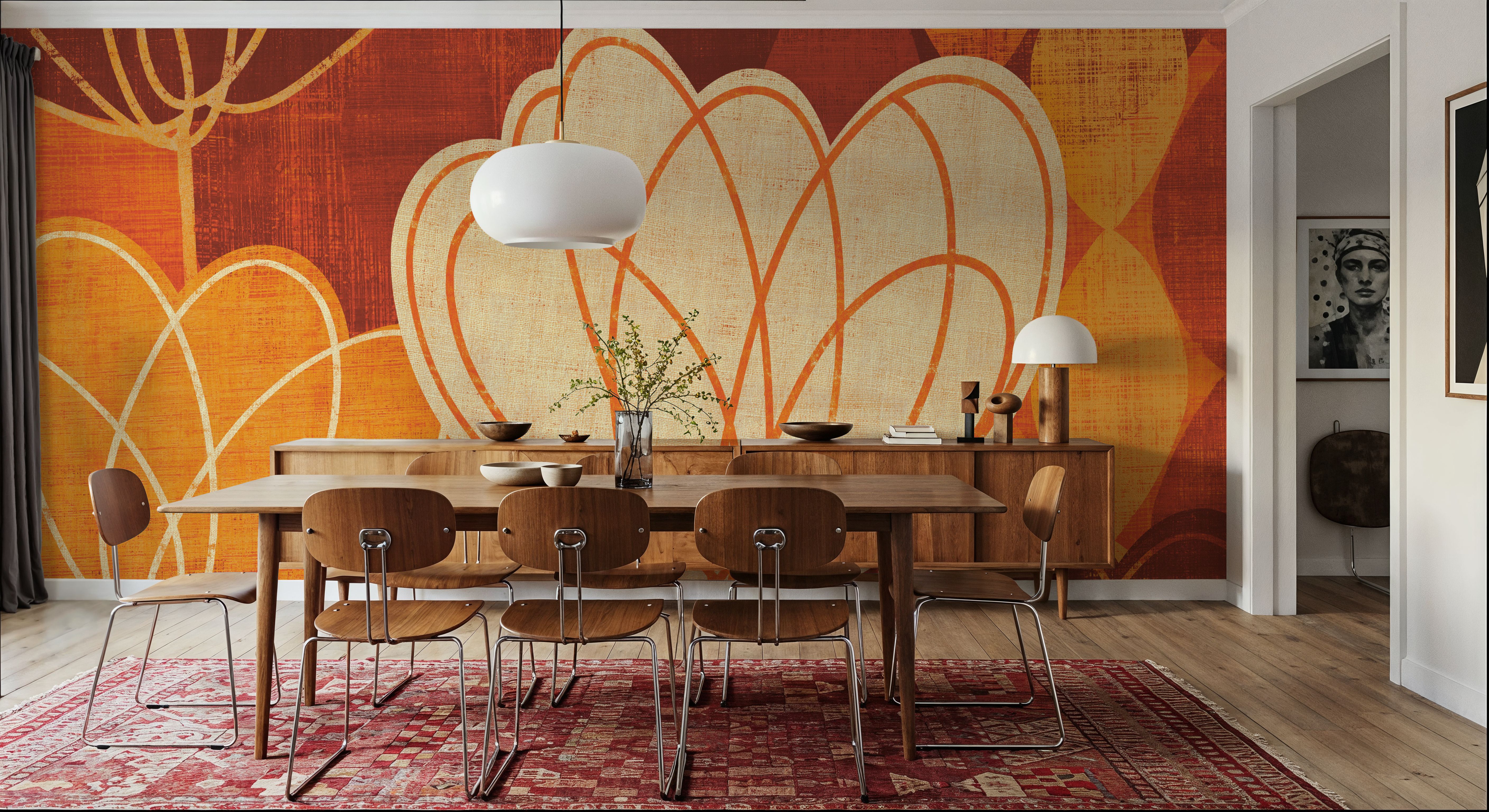 Spring Tulips Warm, Wallpaper