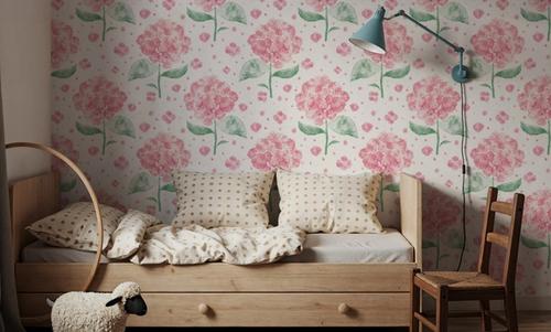 Hydrangea in The Air, Pink