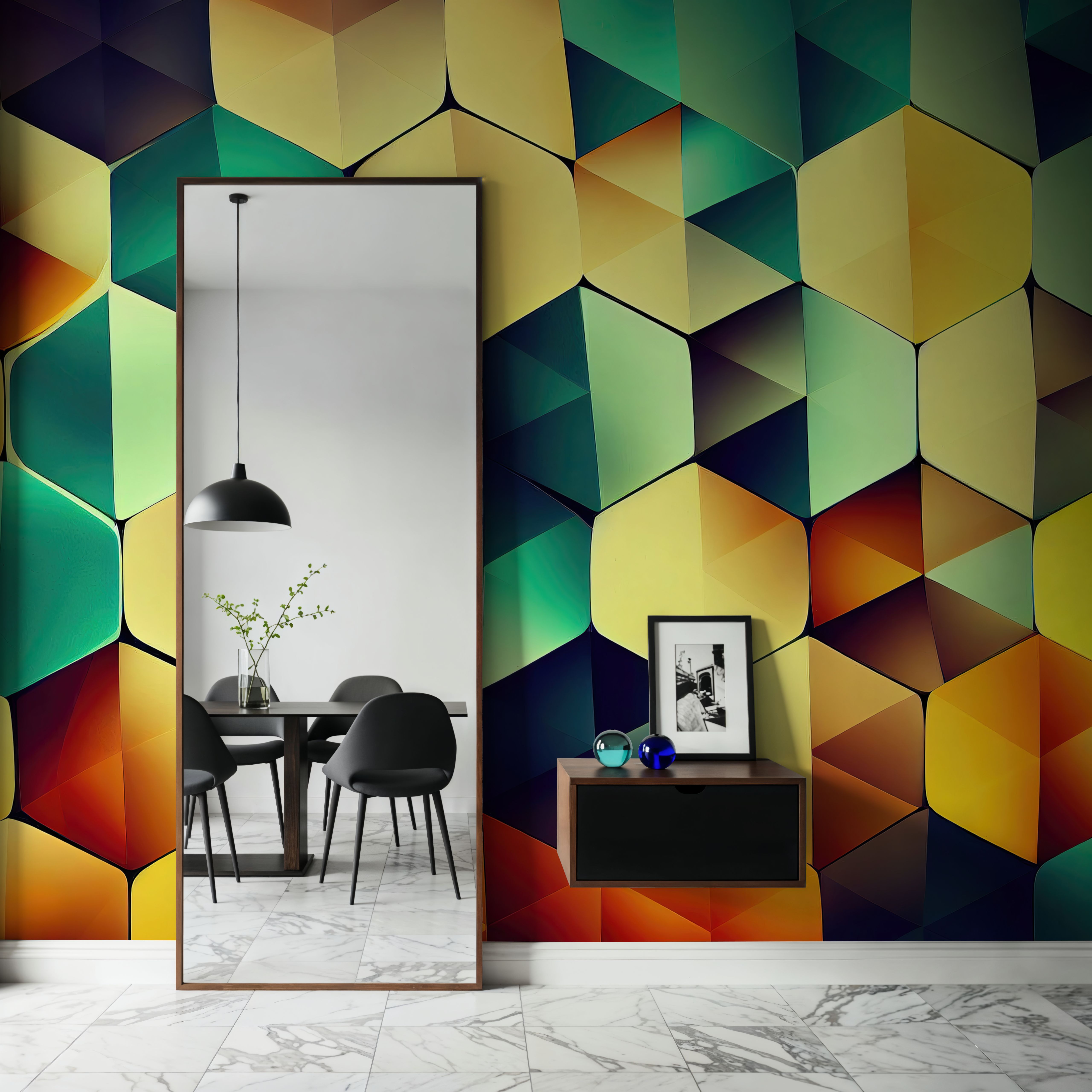 Blurry Diamond Scales