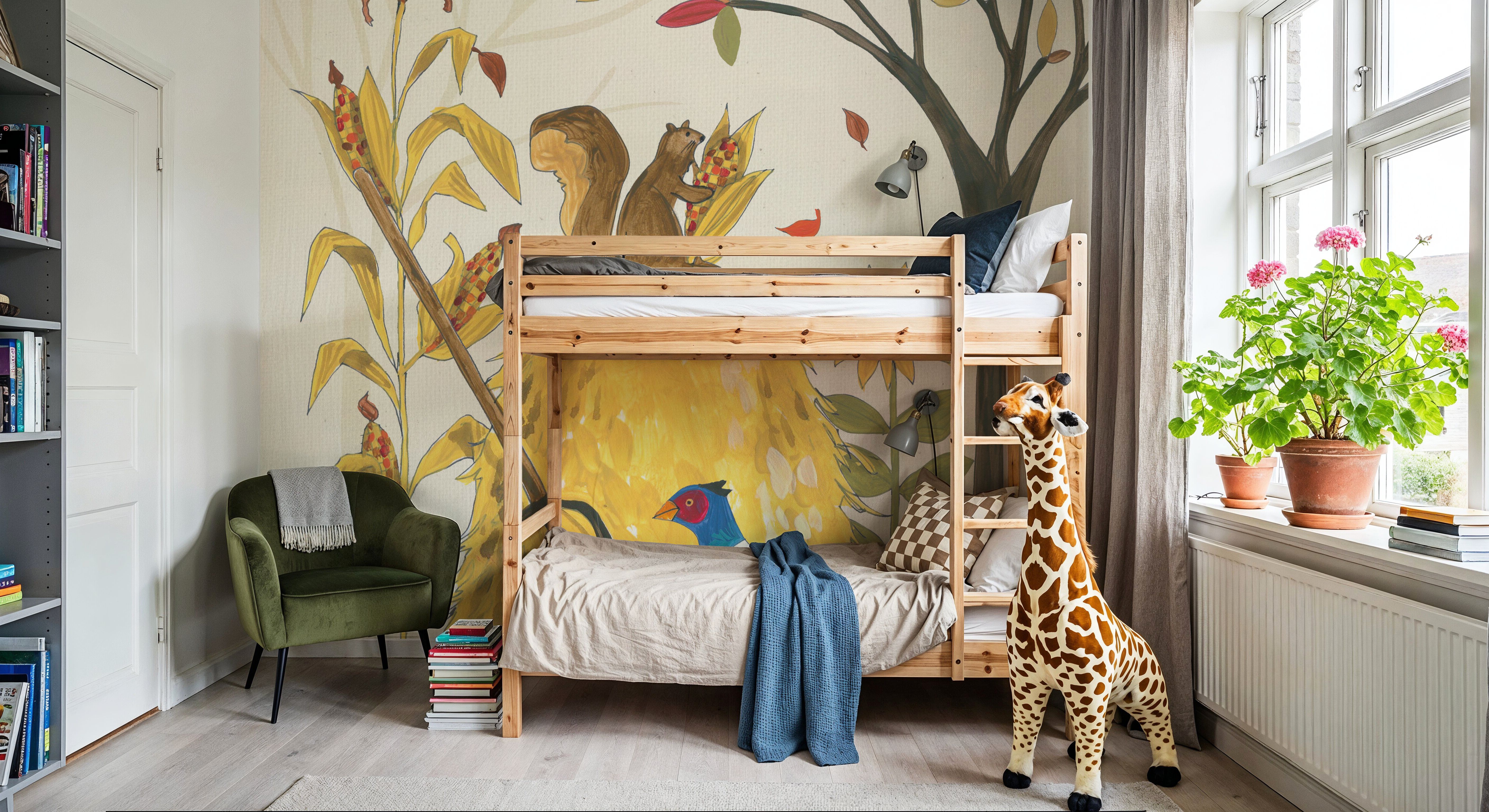 Woodland Harvest V, Wallpaper