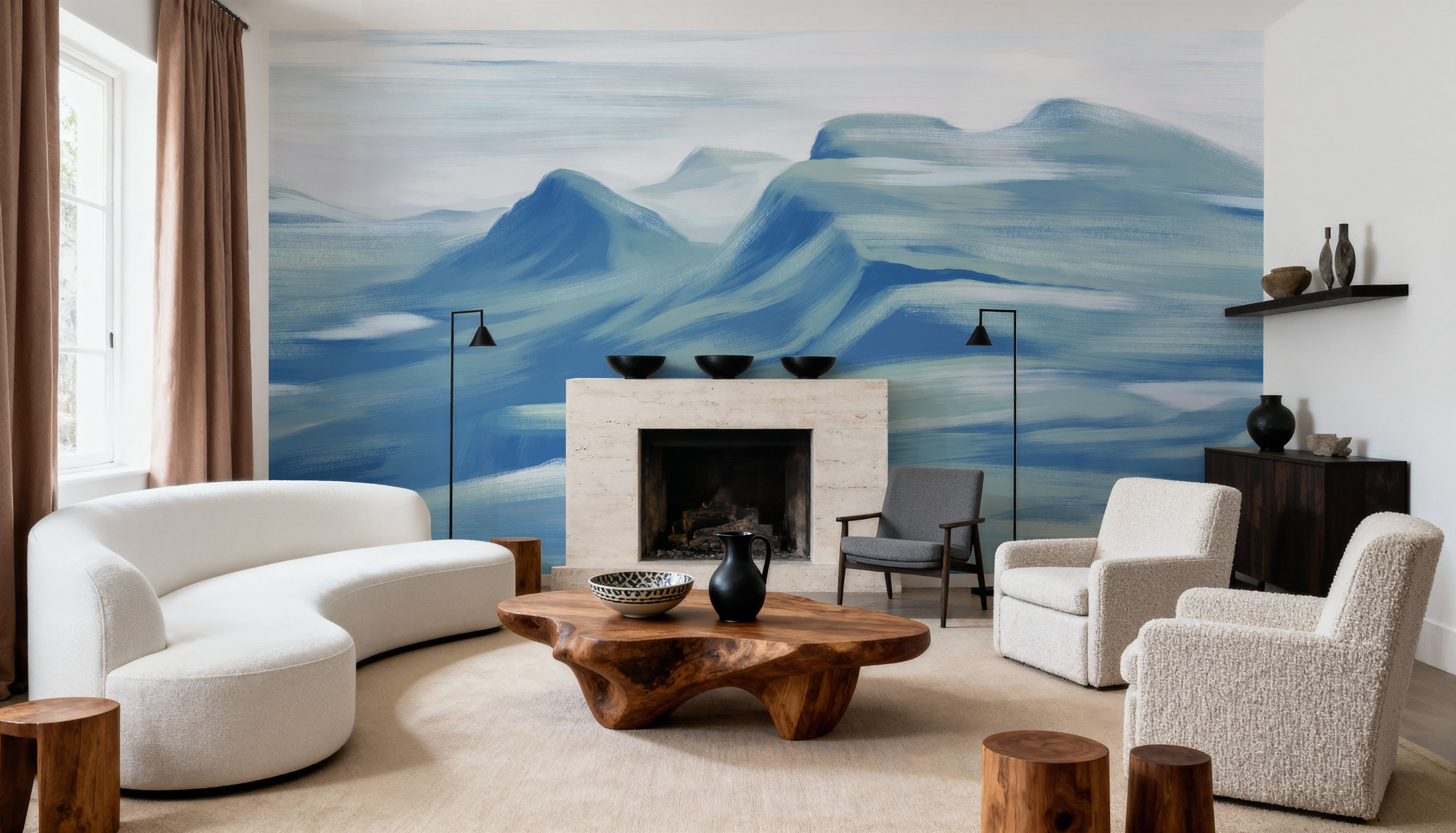 Oil Mountain, Blues