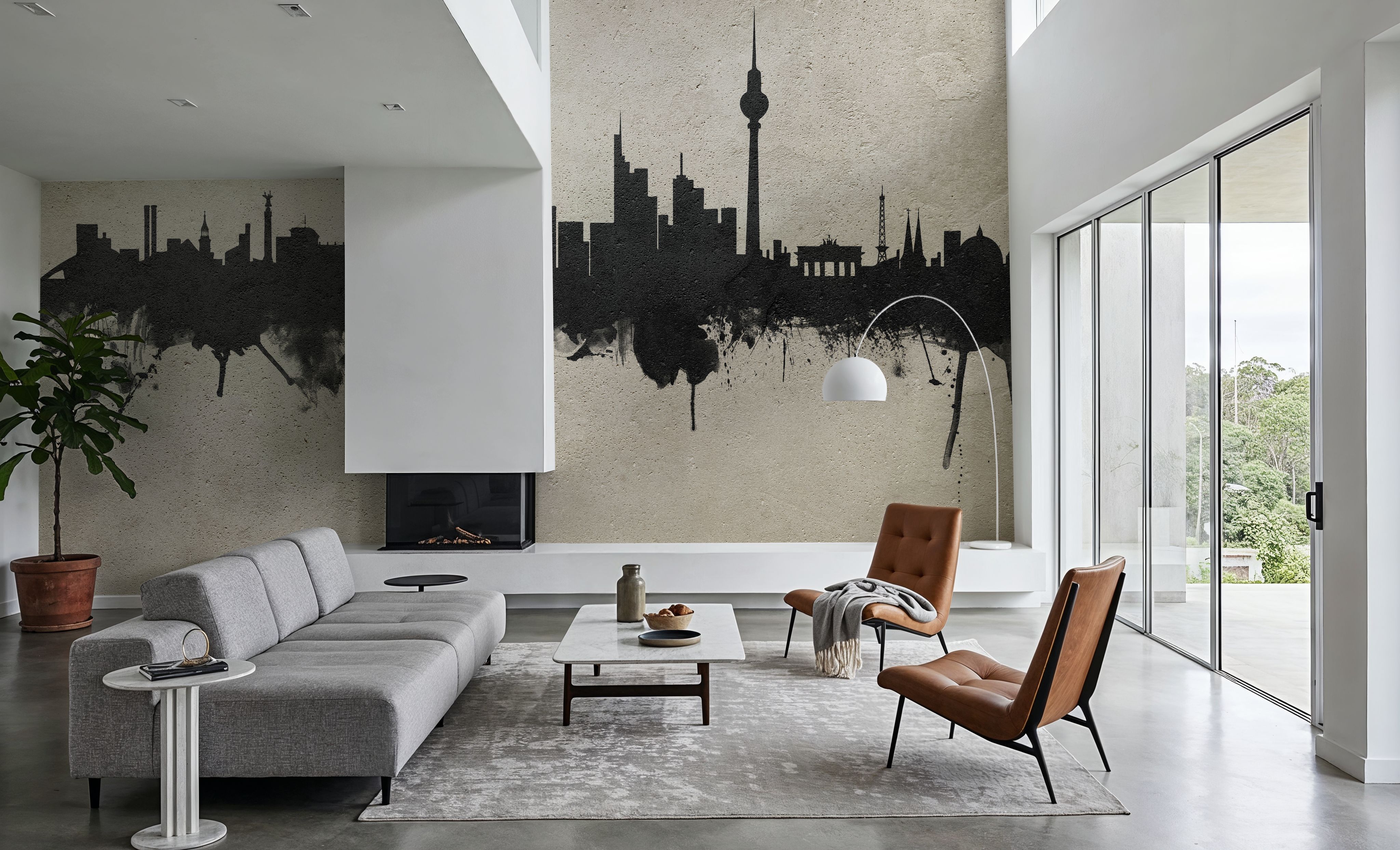 Berlin Skyline Concrete