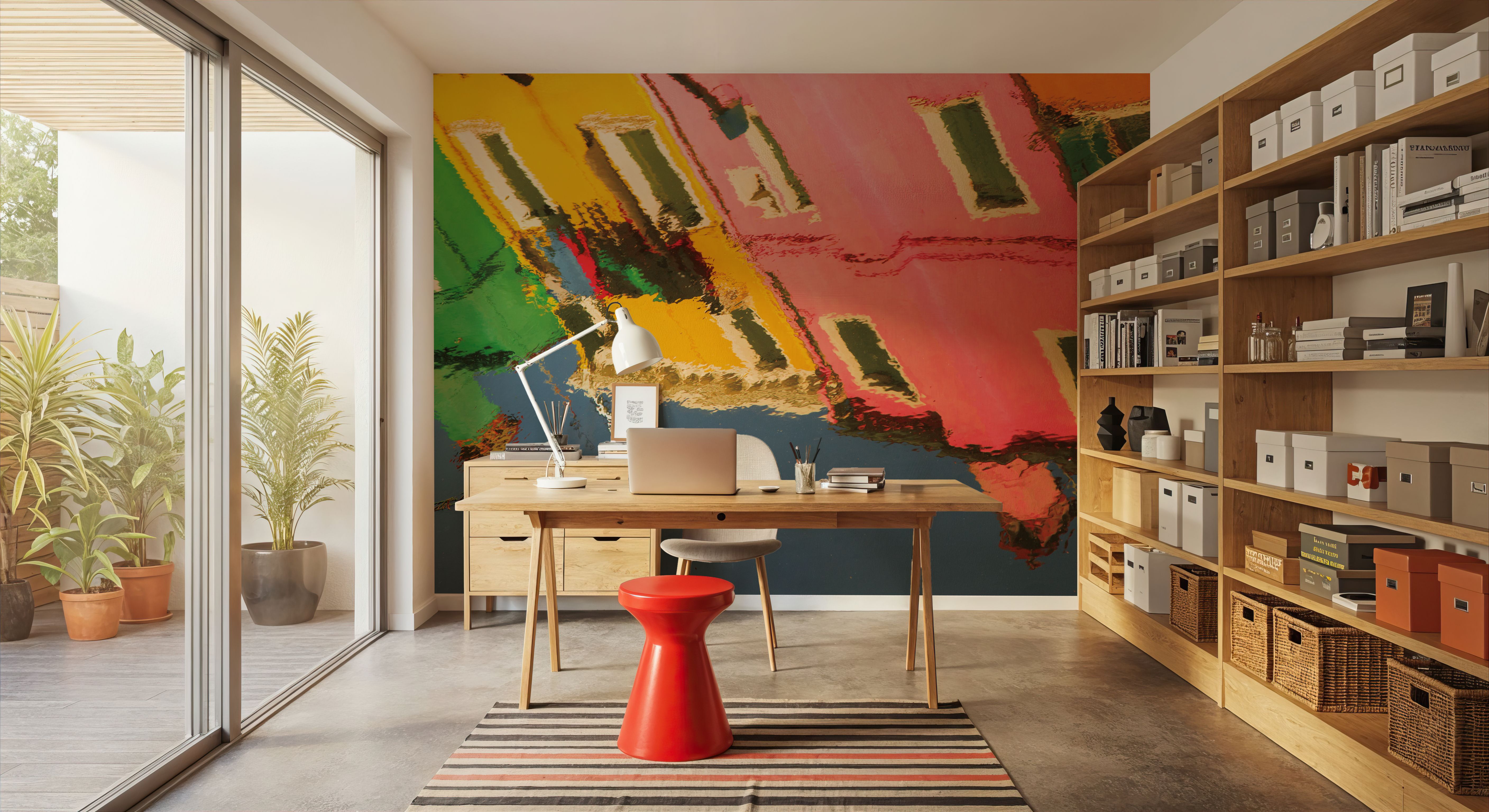 Reflections of Burano X, Wallpaper