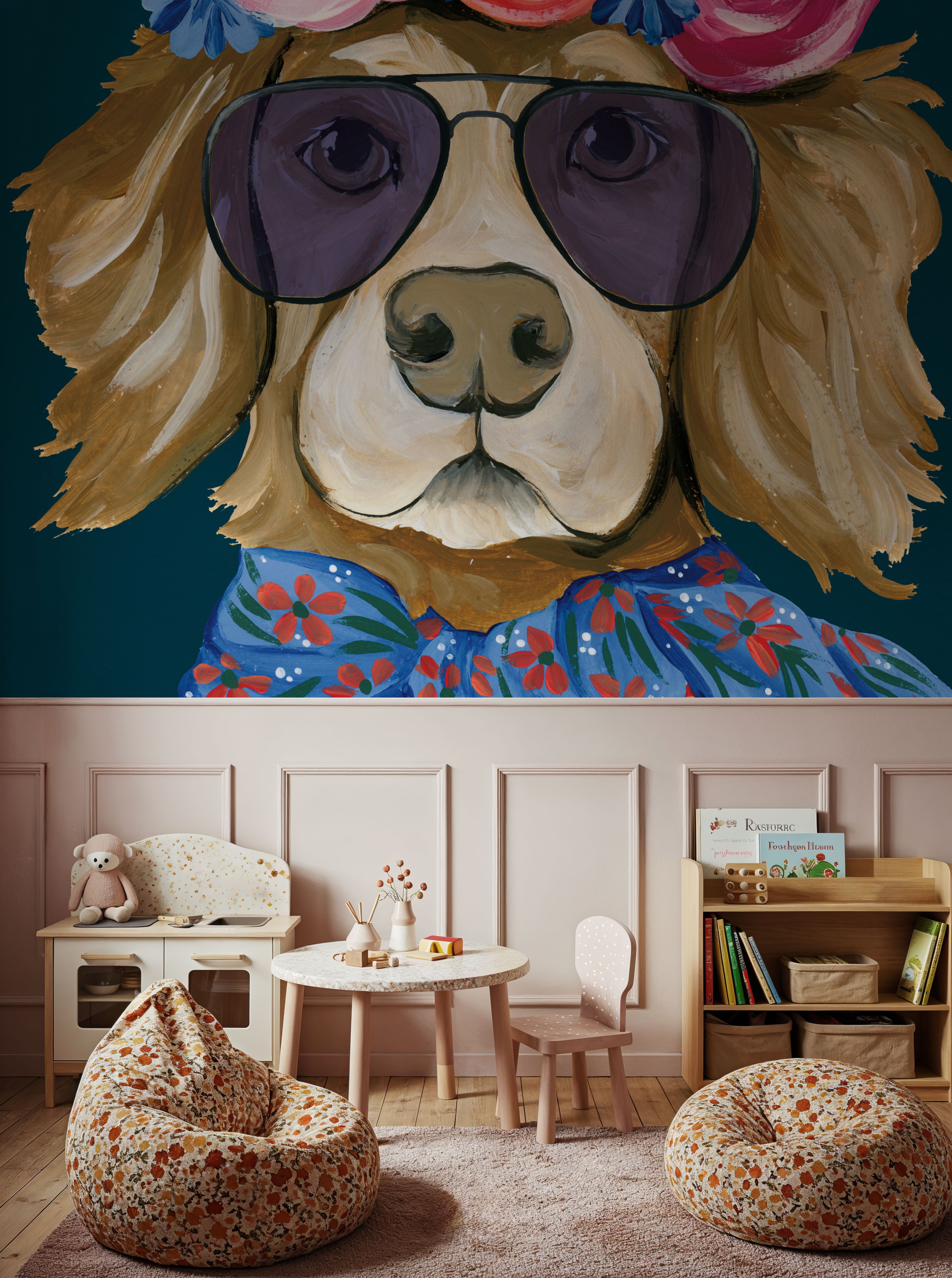 Glitzy Golden Retriever