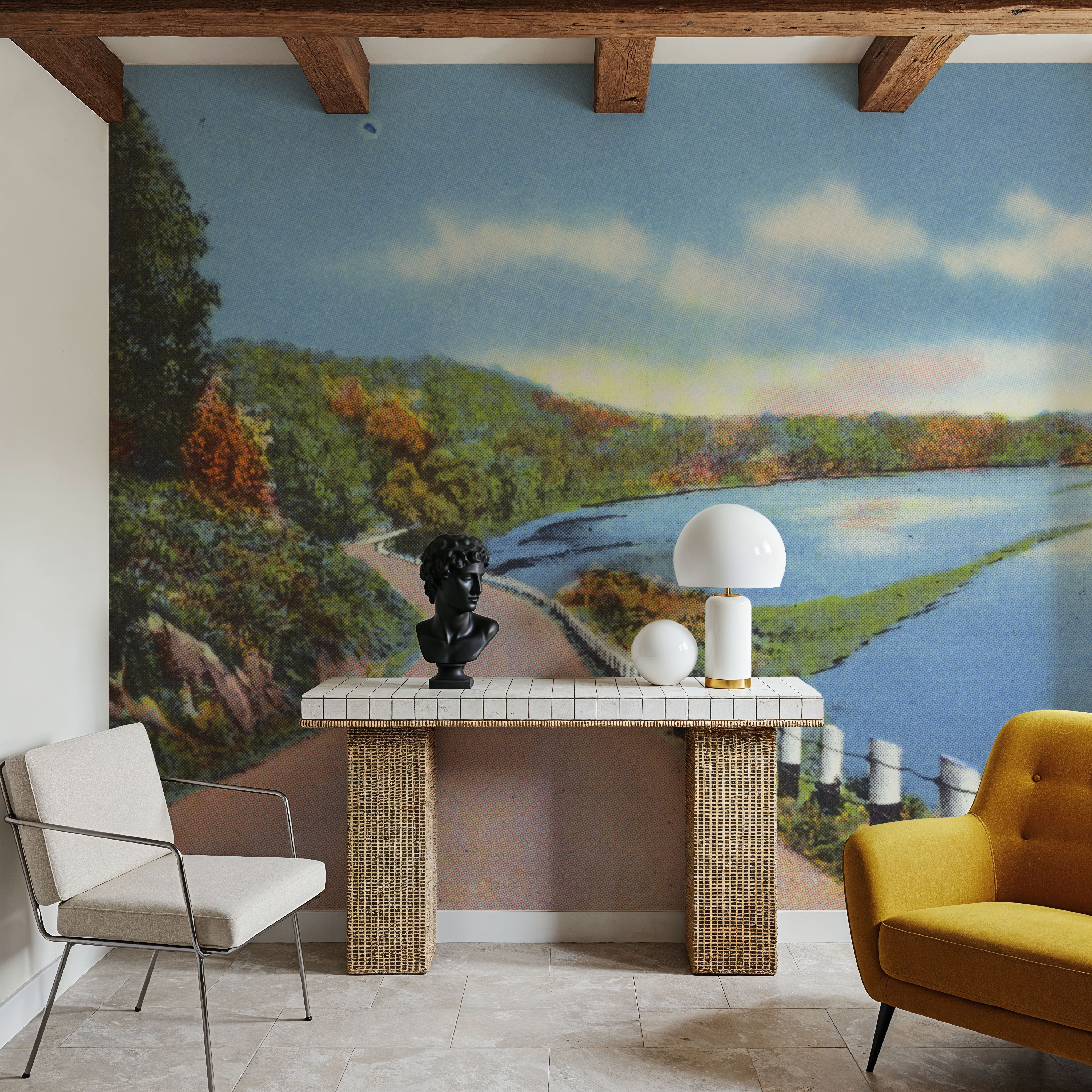 Fall Colors - Screenprint Postcard