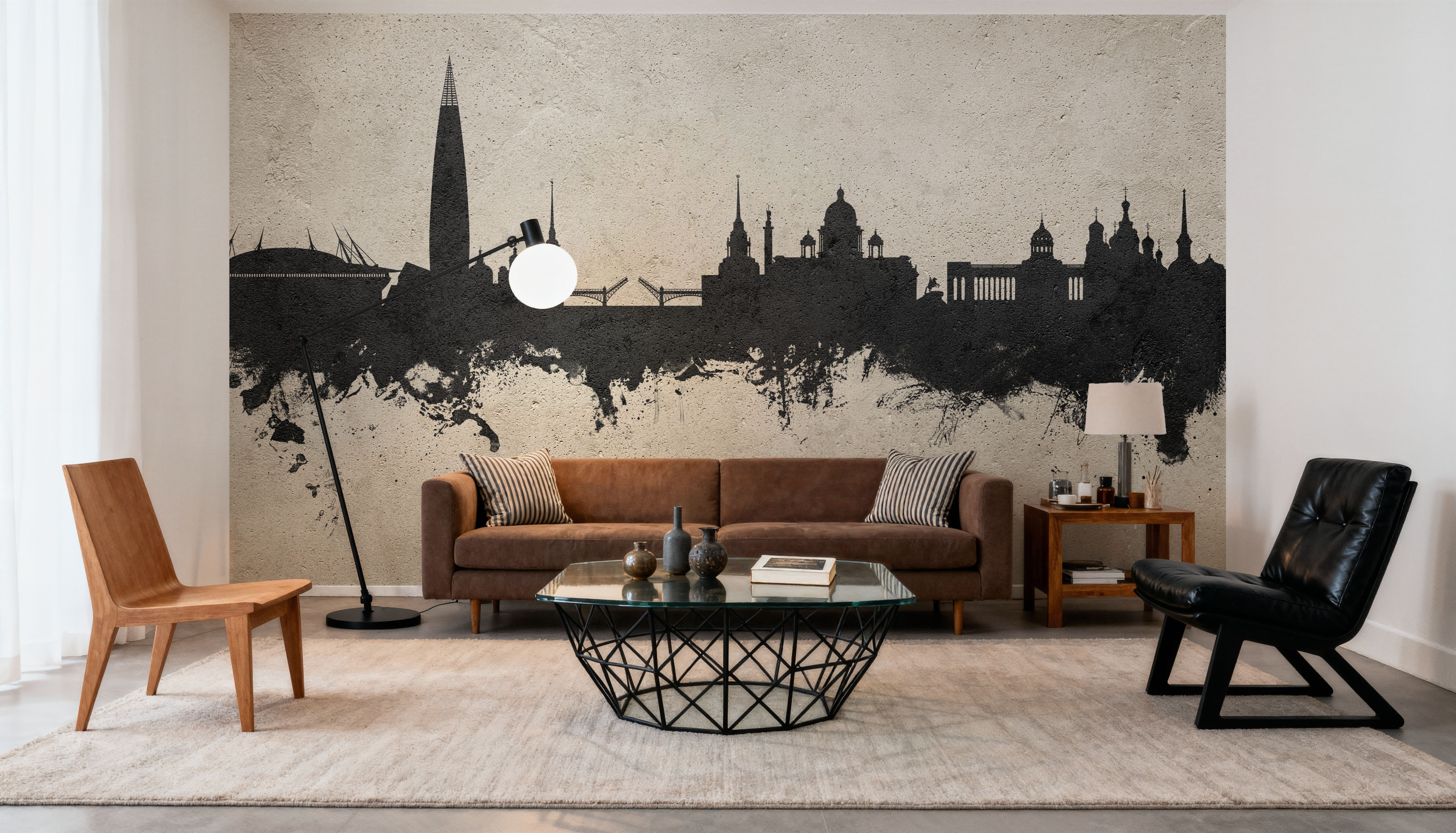 St Petersbug Russia Skyline Concrete