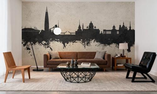 St Petersbug Russia Skyline Concrete