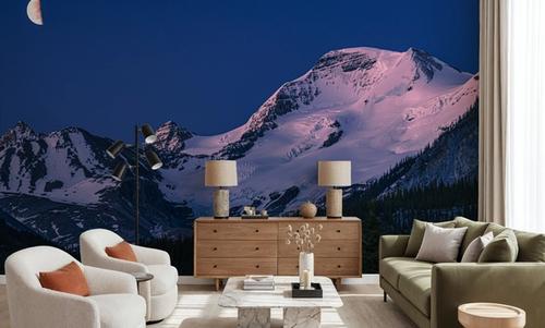 Mount Athabasca Moon