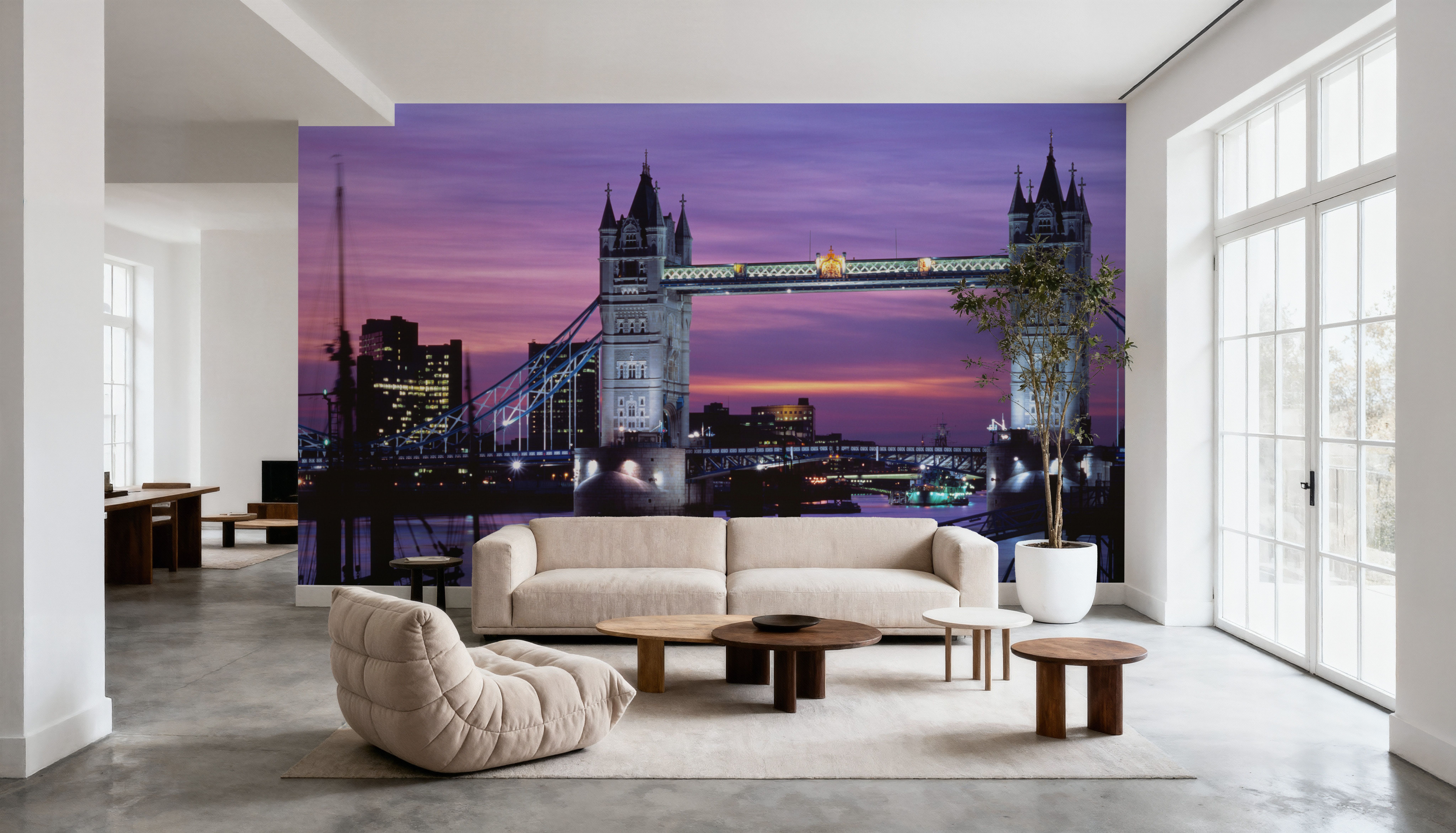London Twilight Splendor, Wallpaper