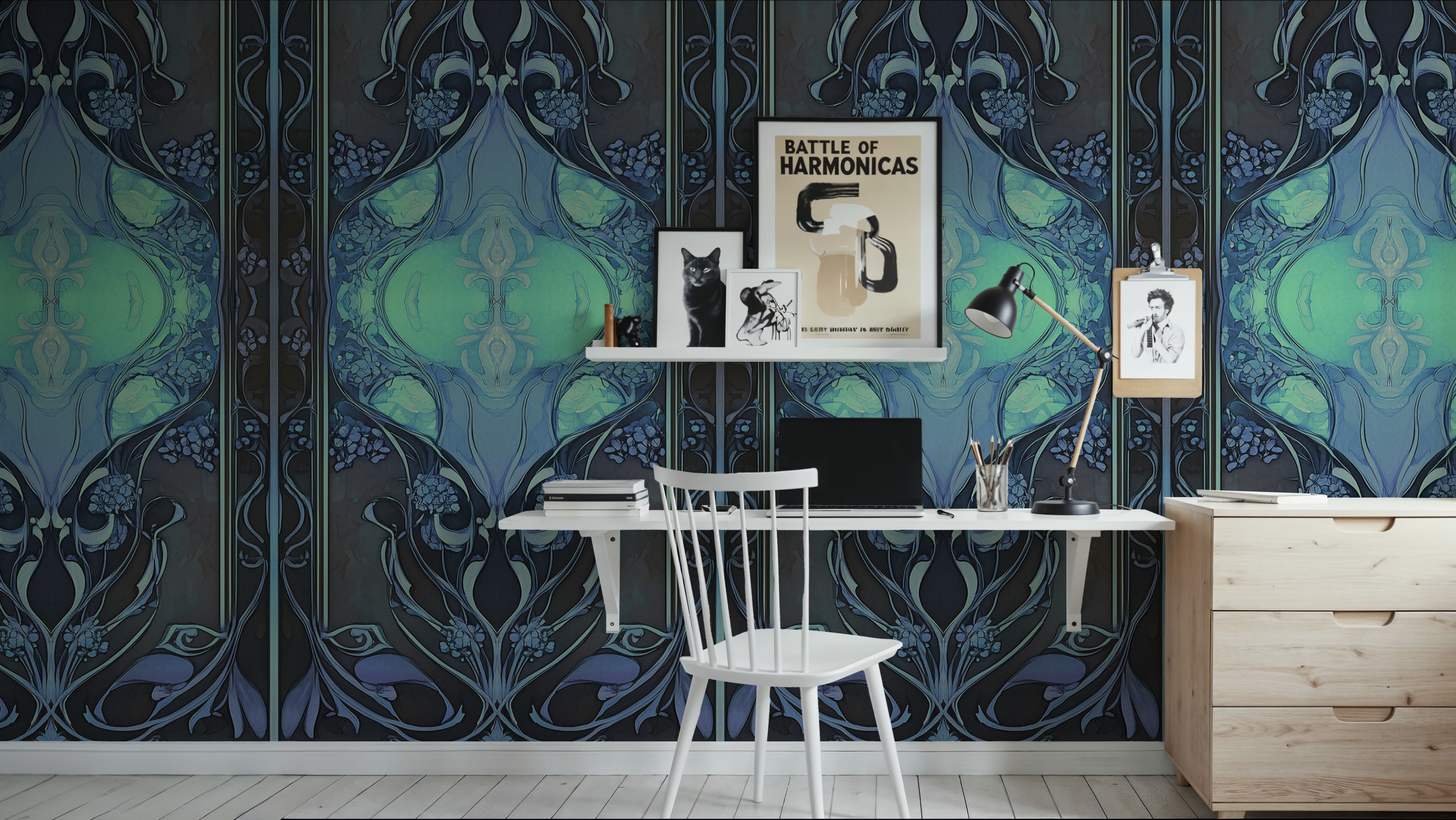 Art Noveau I Bluegreen