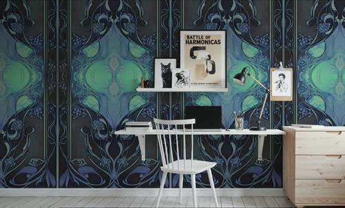 Art Noveau I Bluegreen
