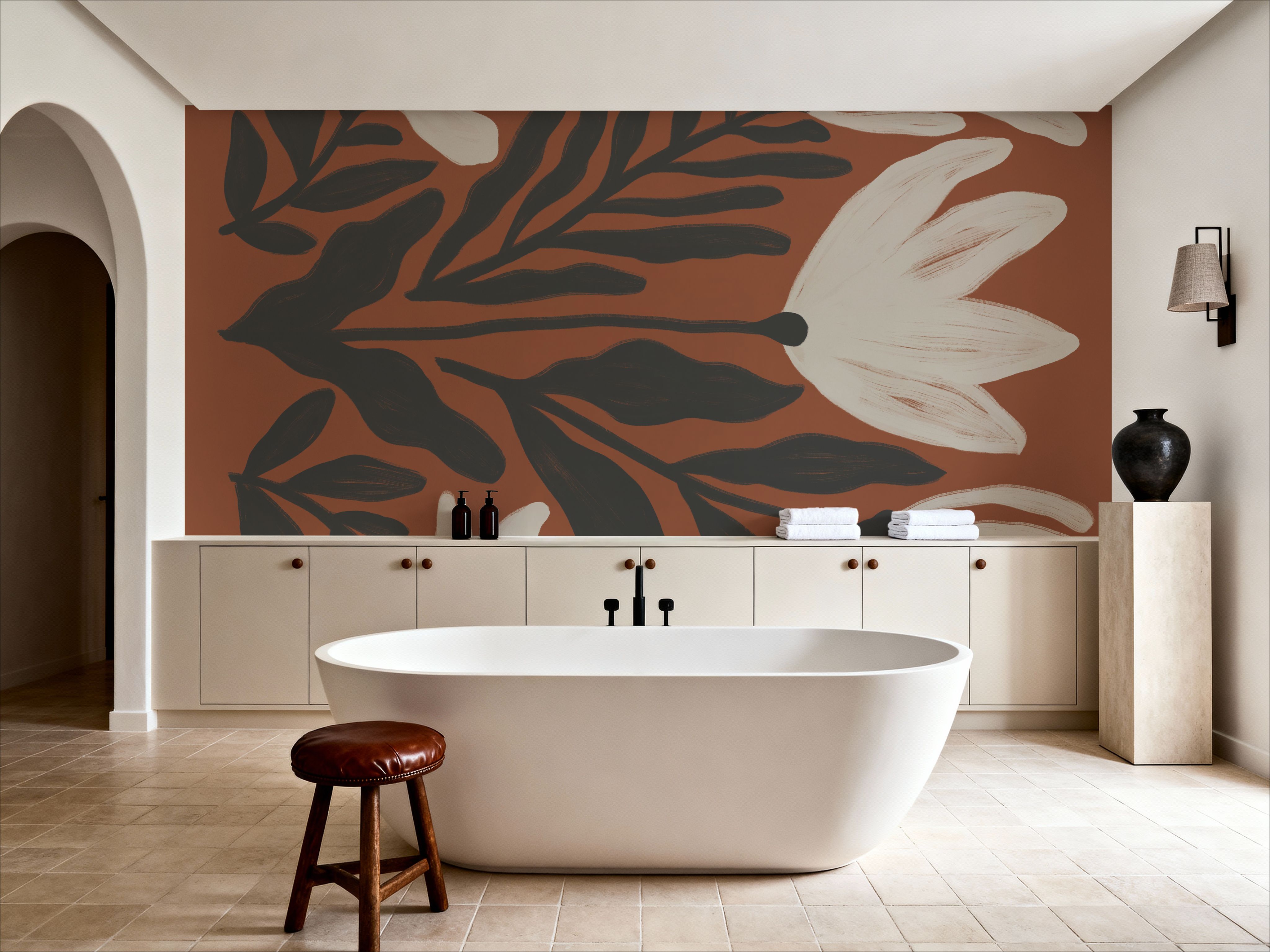 Simple Petals II Brown