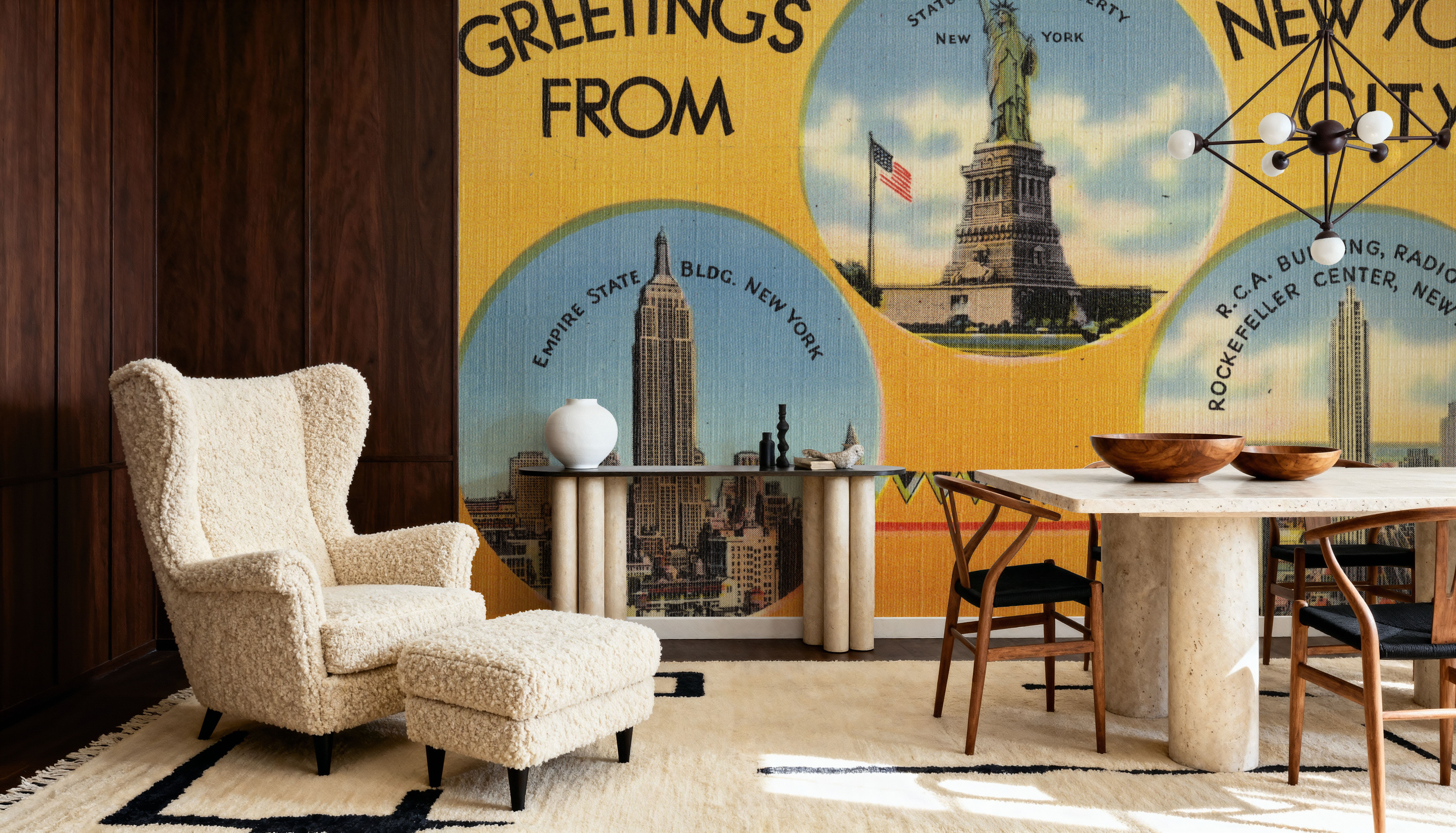 Greetings from New York City - Screenprint Postcard