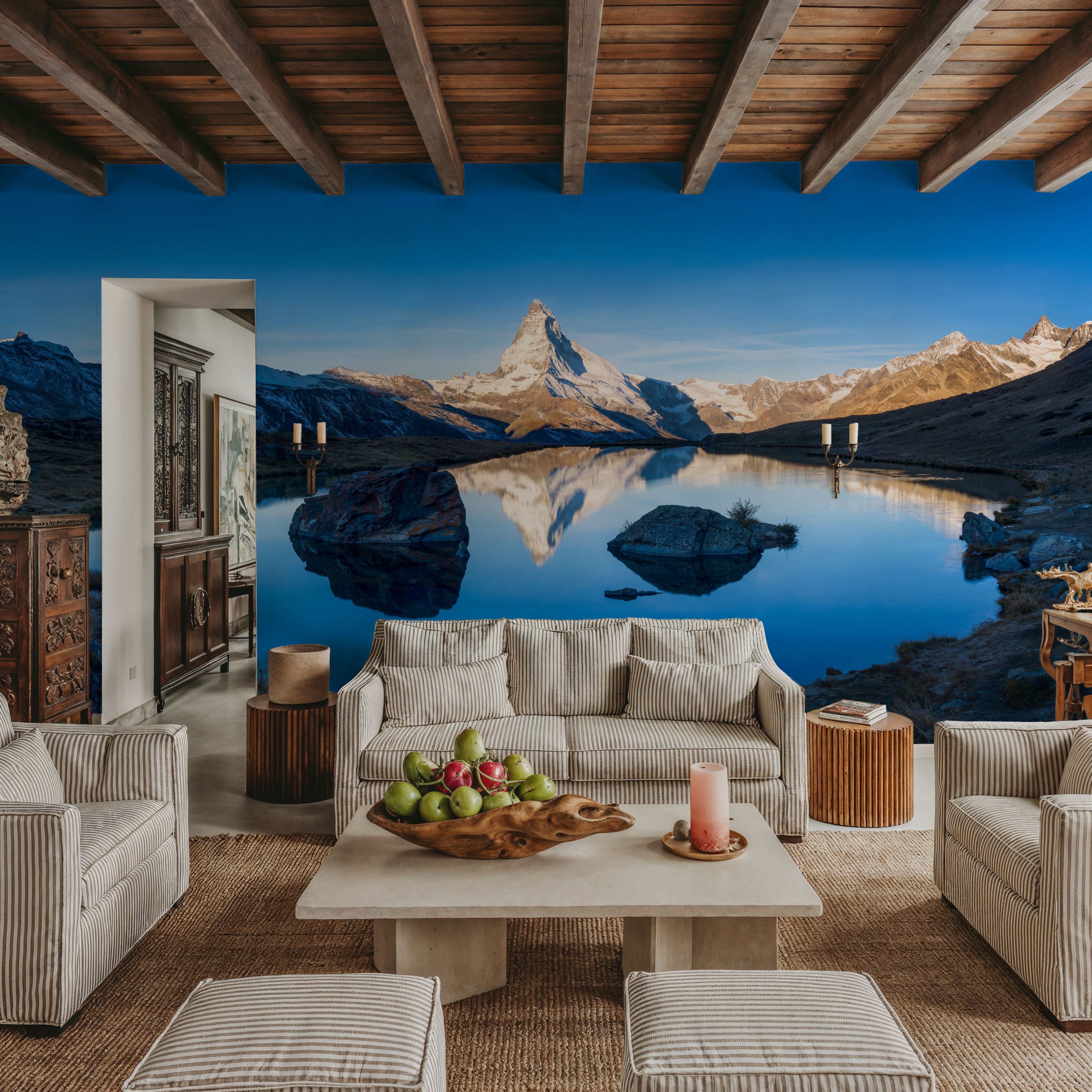 Matterhorn Reflections Blue