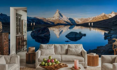 Matterhorn Reflections Blue
