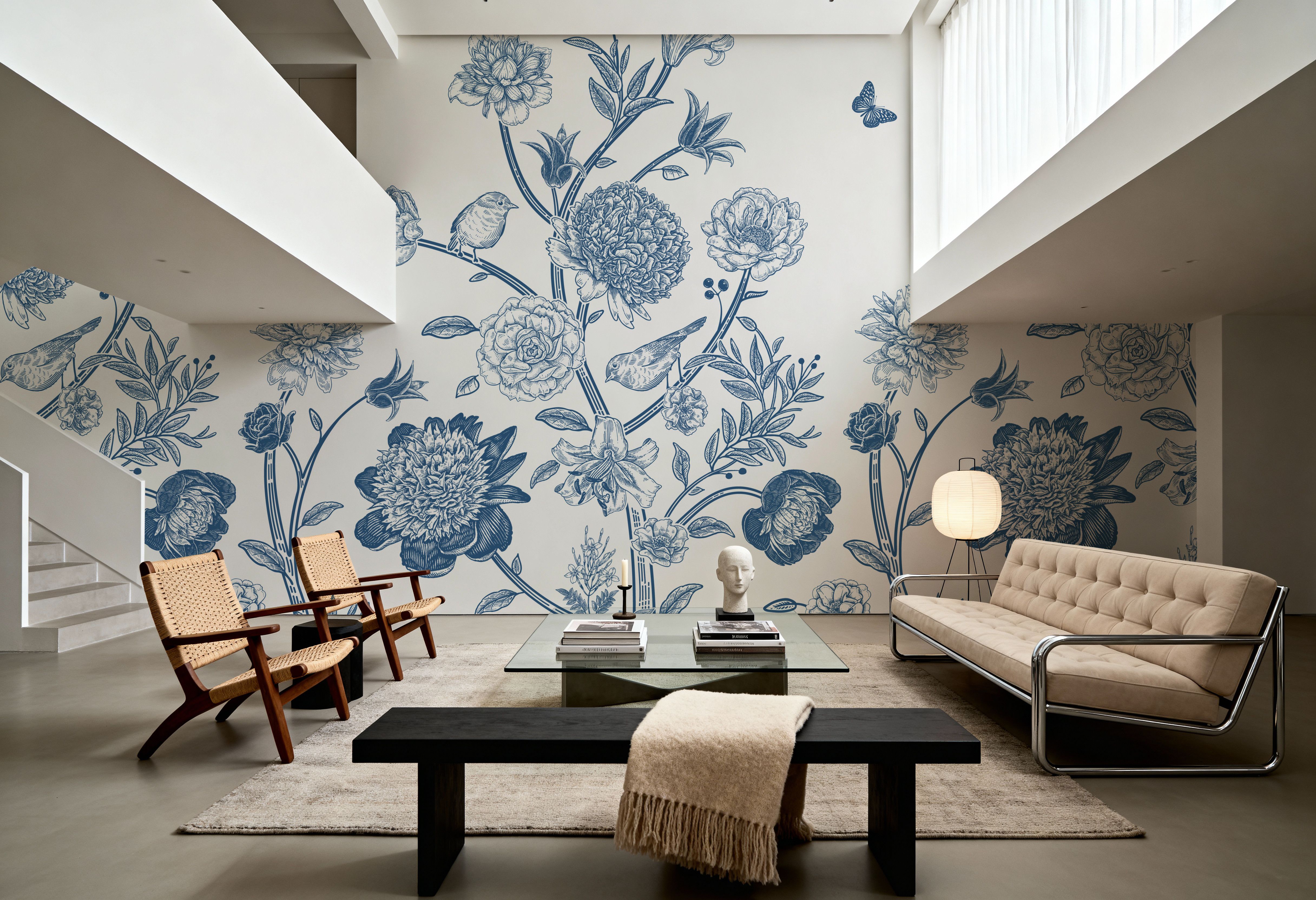 Proud Victorian Flowers, Wallpaper