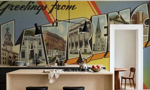 Greetings from Lawrence - Screenprint Postcard