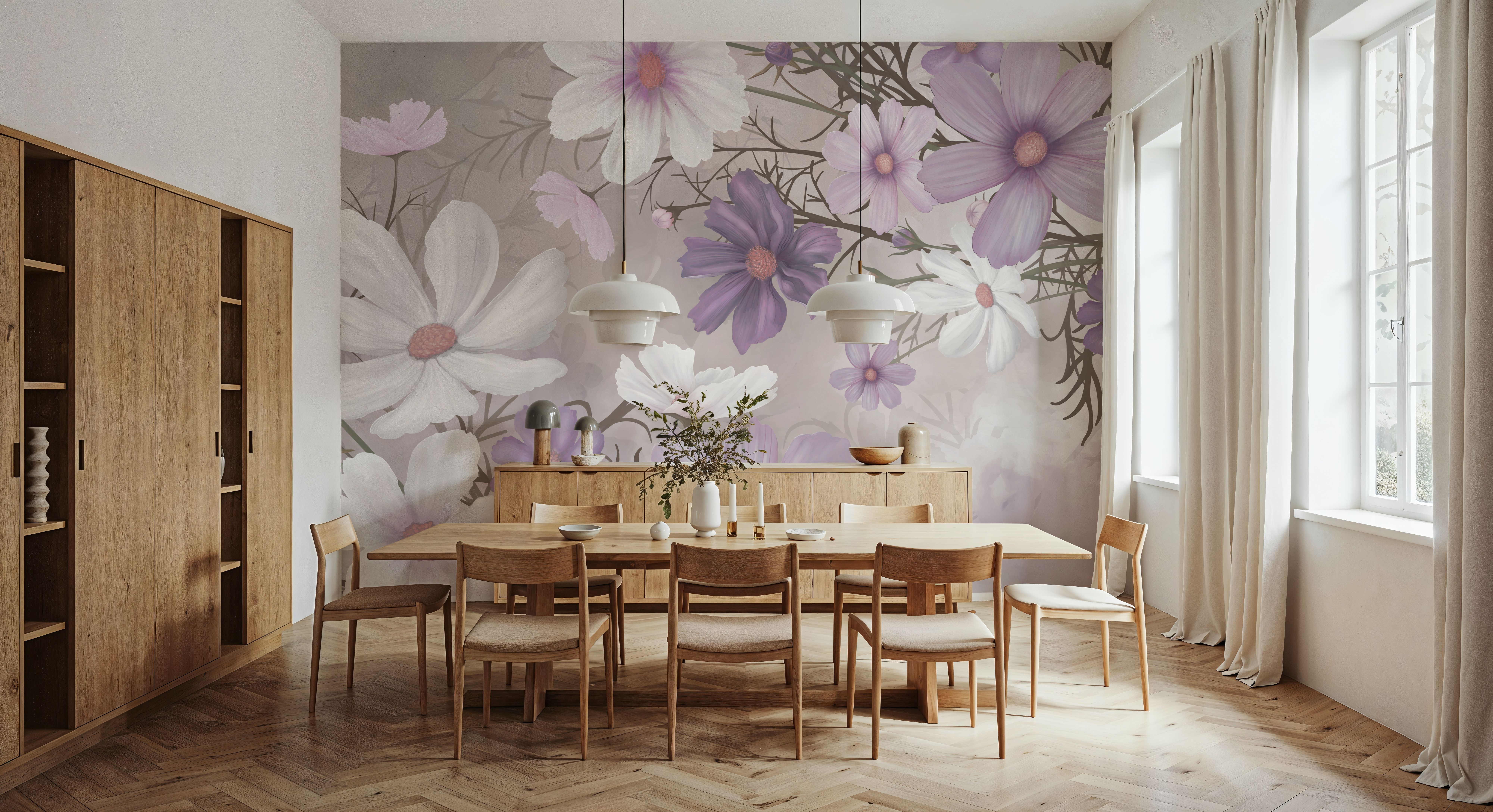 Cosmea Purple, Wallpaper