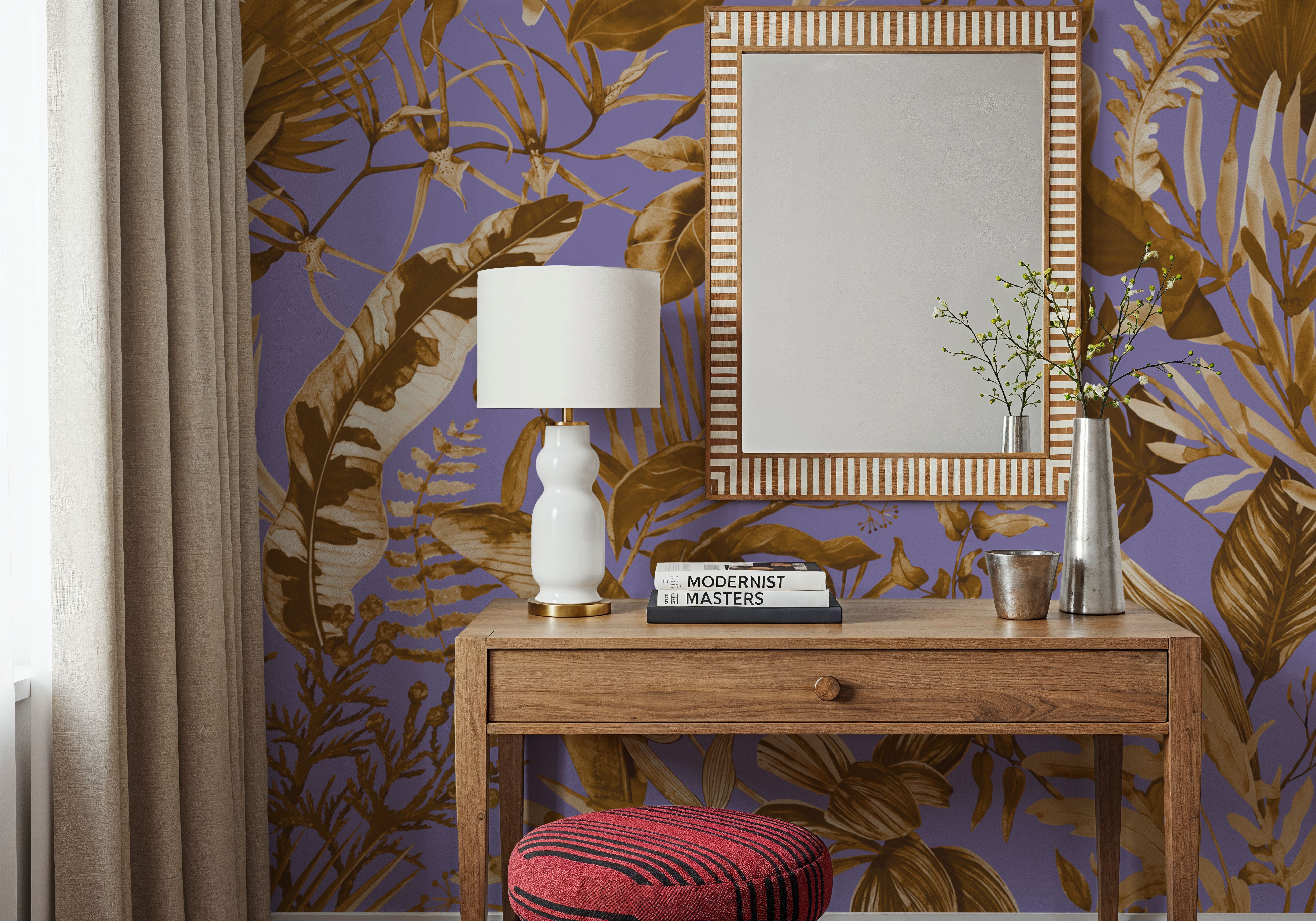 Bright Purple Leaves