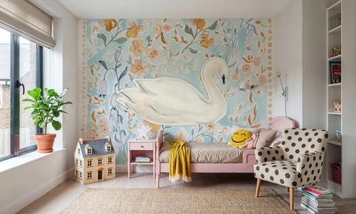 Chinoiserie Swan