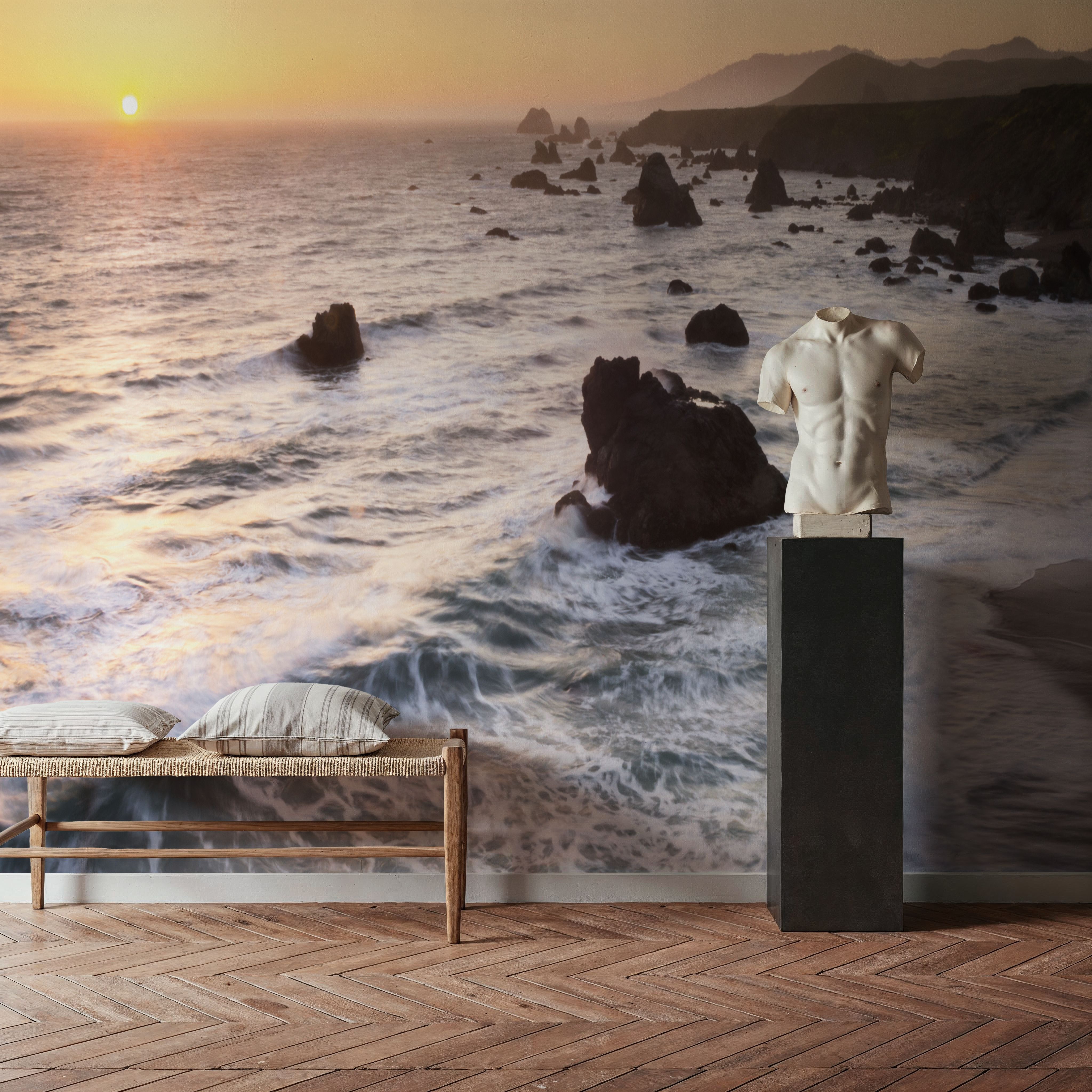 Sonoma Coast Sunset Square