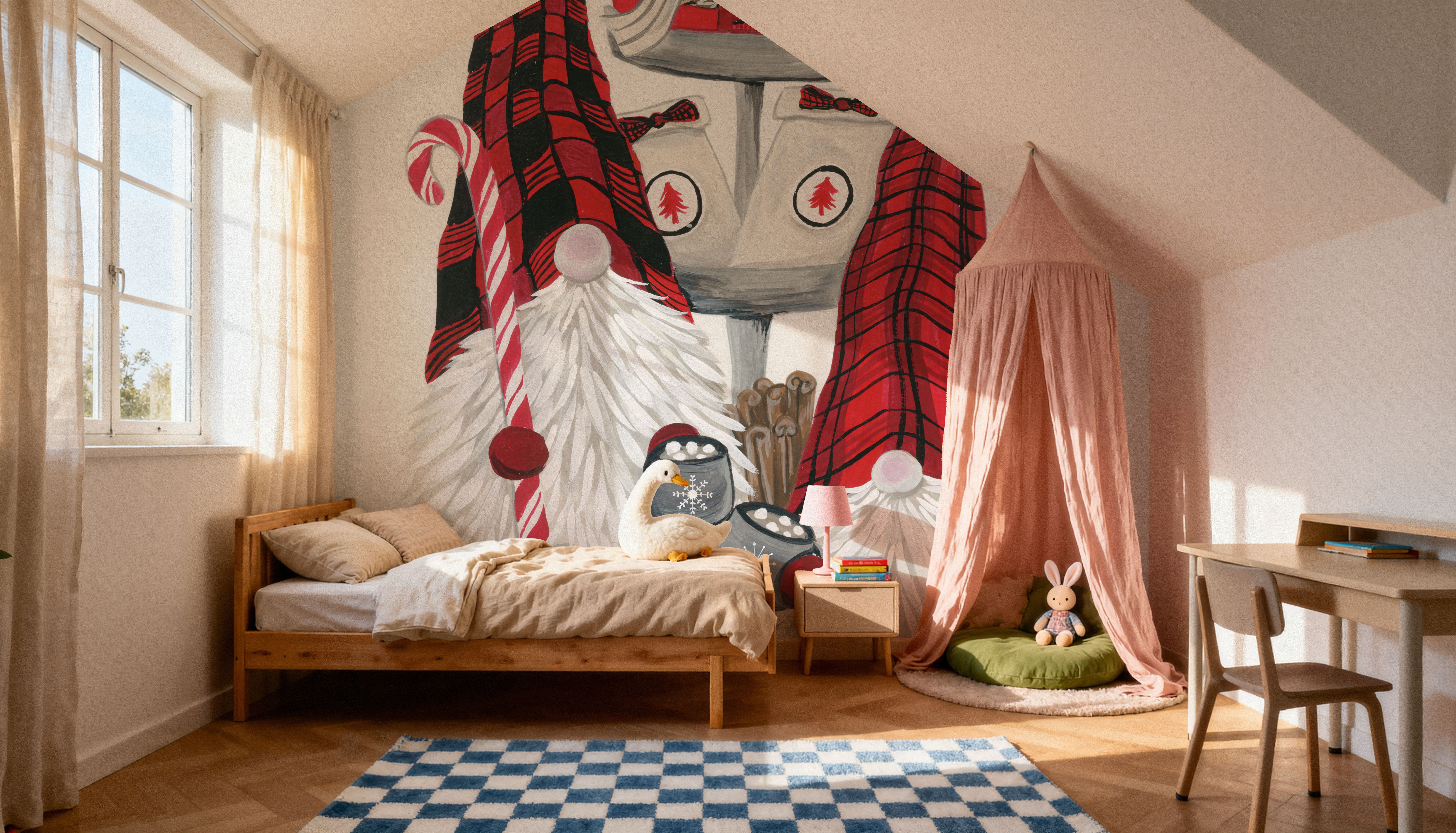 Christmas Gnomes Cocoa Party I