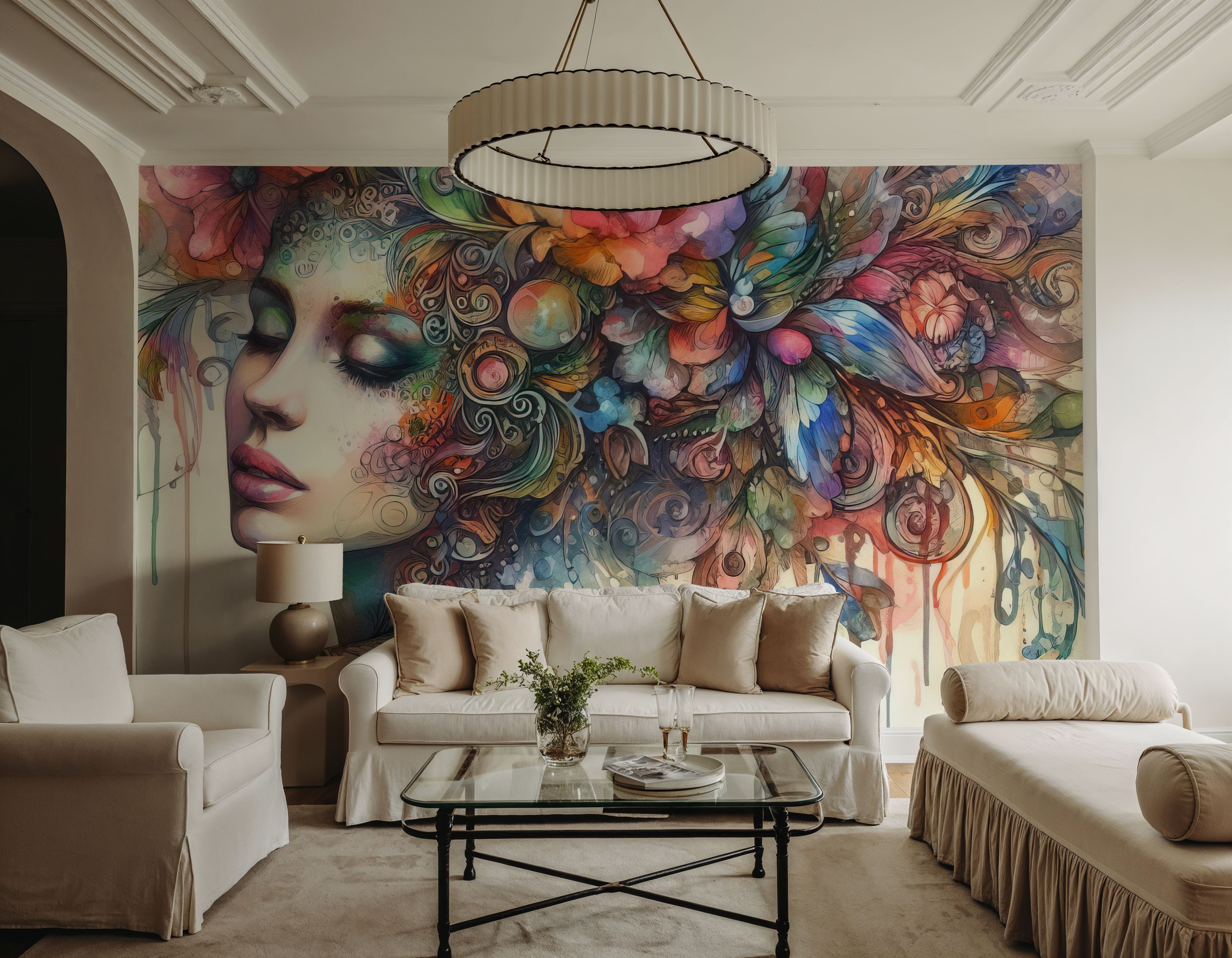 Watercolor Hair Explosion