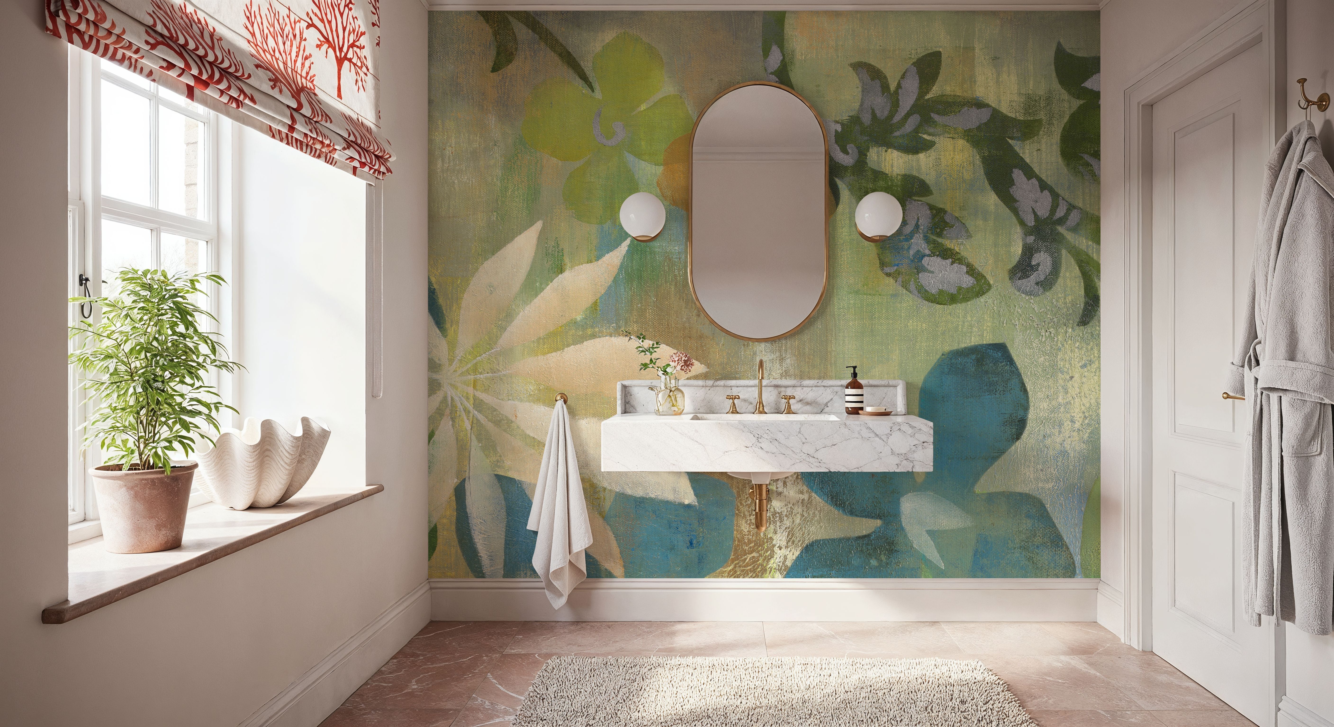 Spring Lake Panel I, Wallpaper