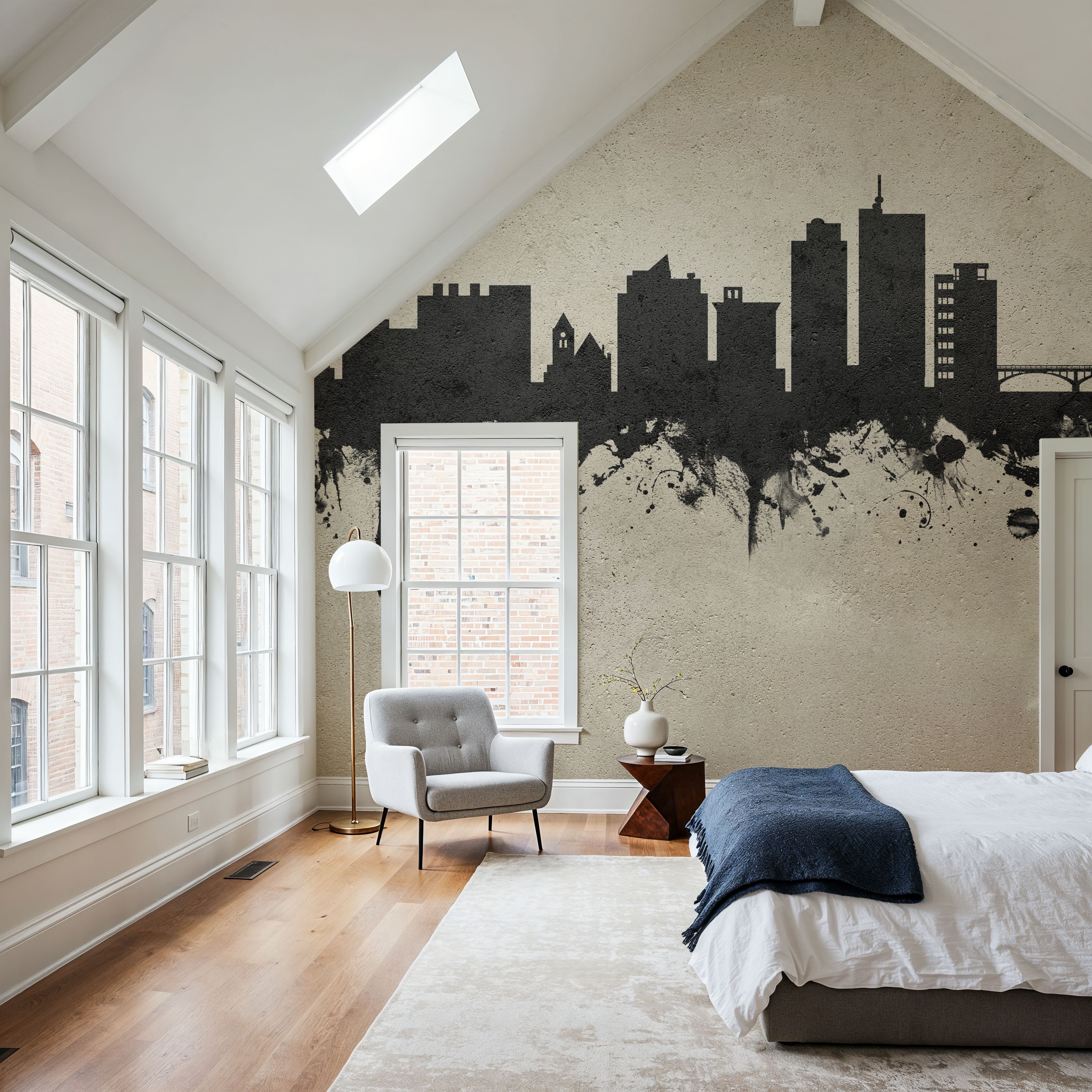 Cedar Rapids Iowa Skyline Concrete