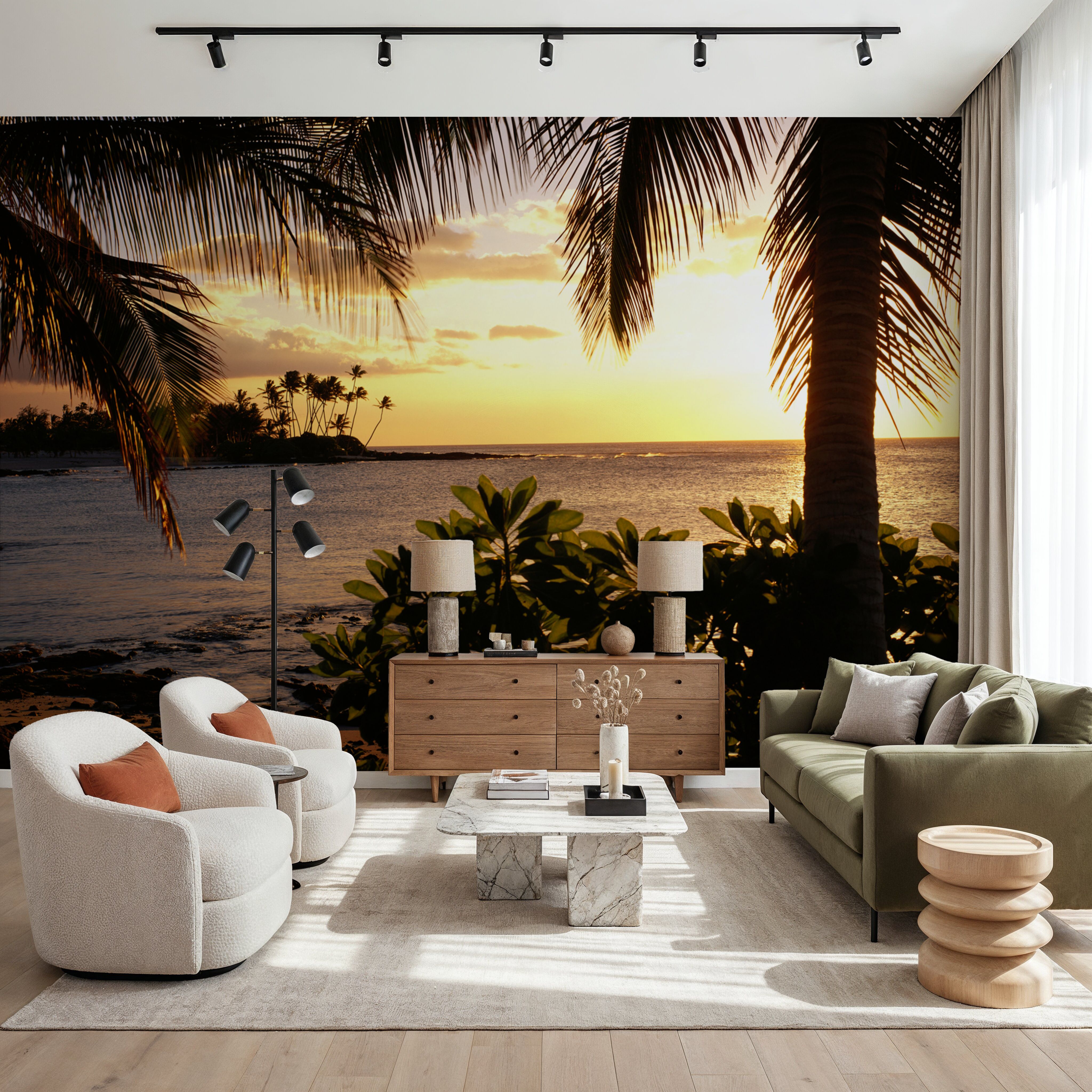 Golden Palm Horizon