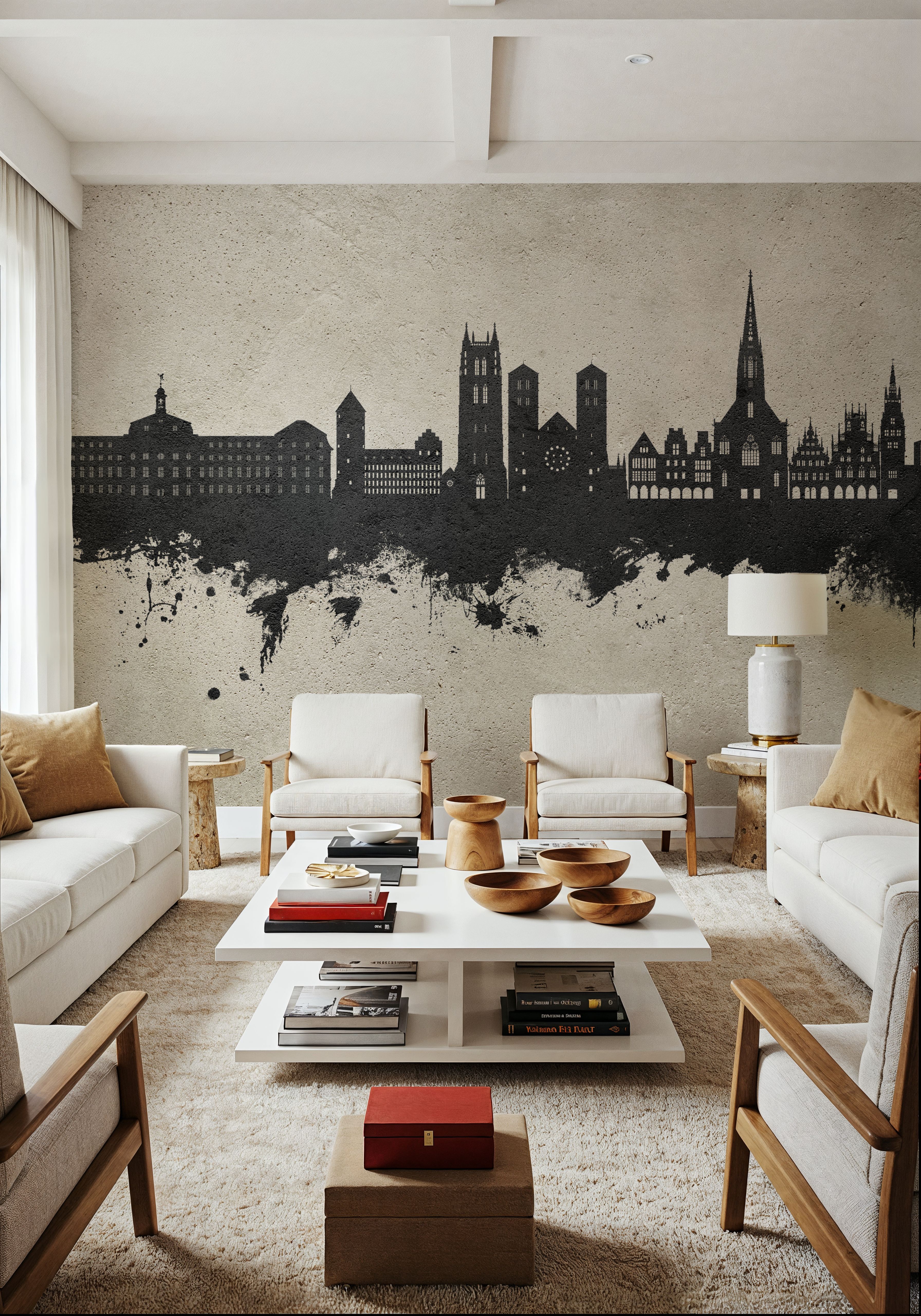 Münster Germany Skyline Concrete