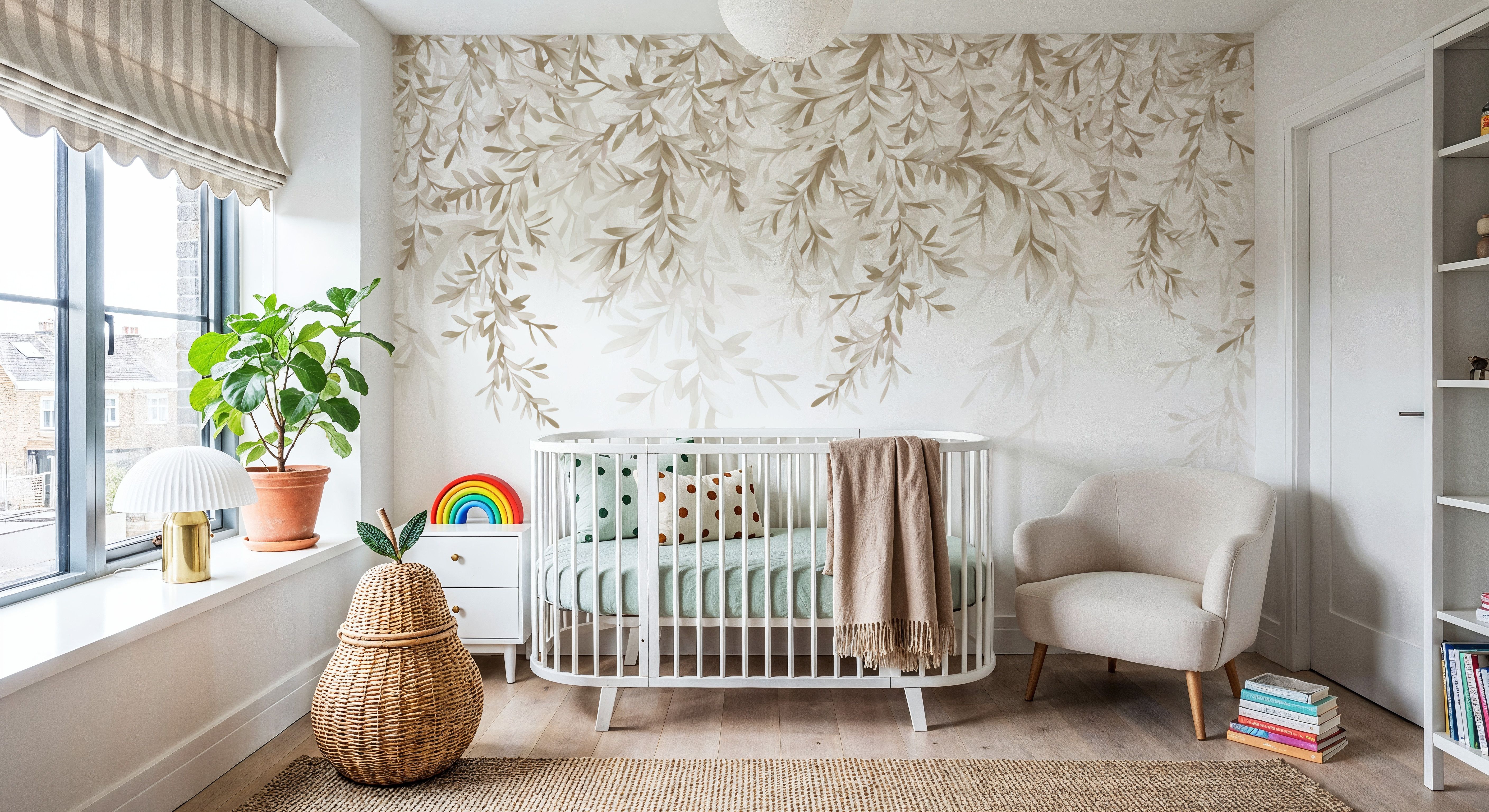 Lush Canopy, Beige, Tapety