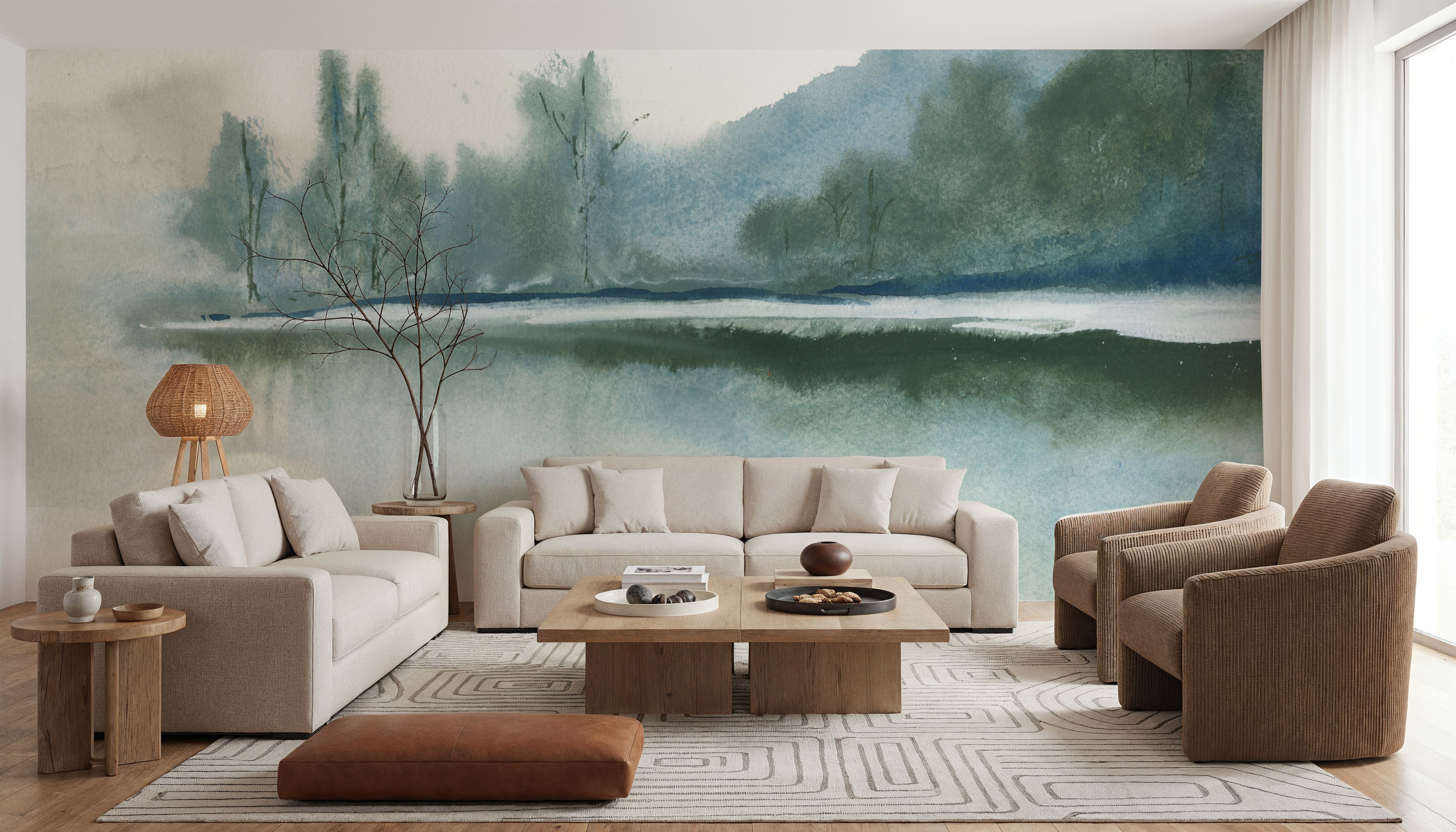 Mountain Mist, Tapeten