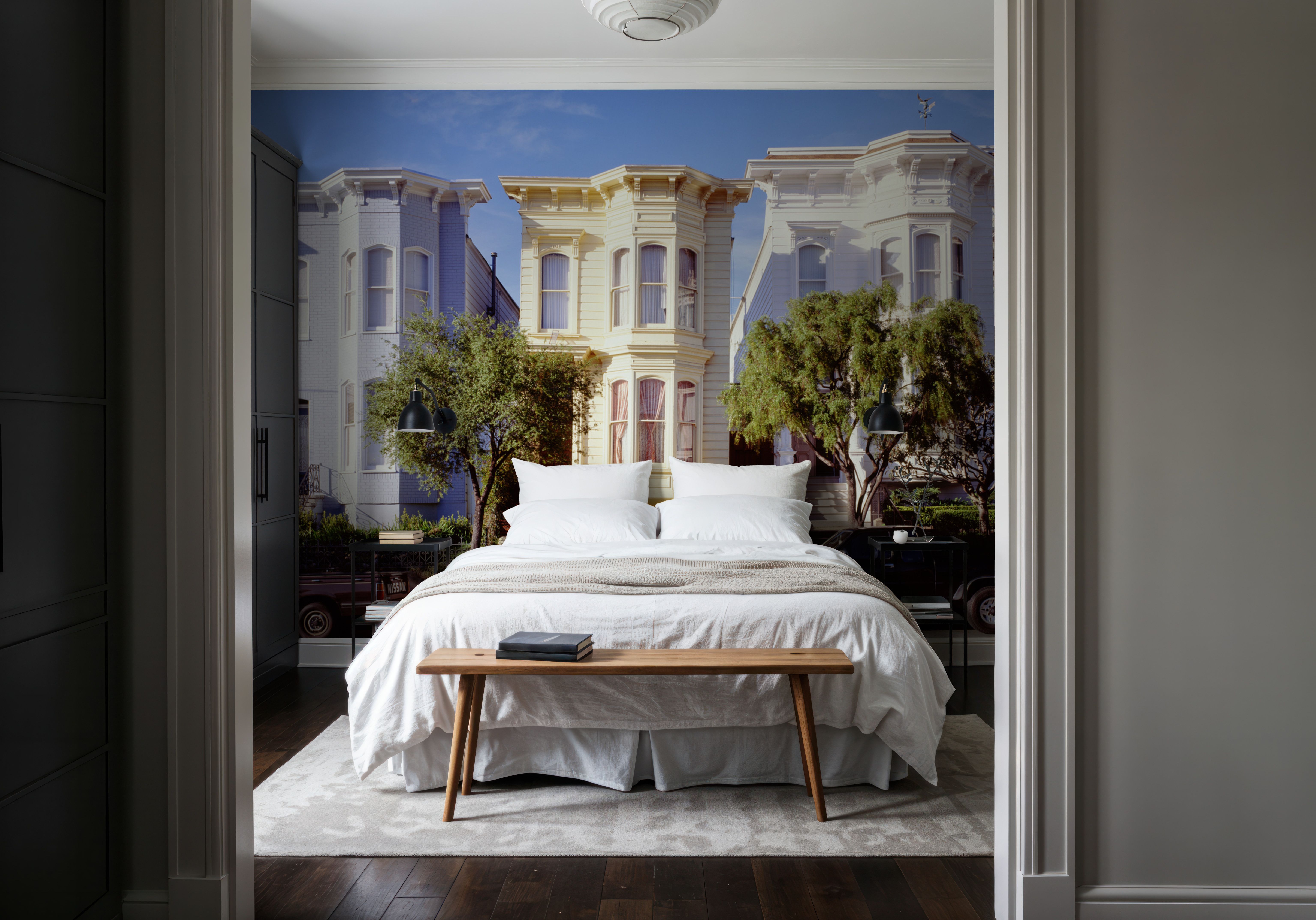 Victorian Row, Wallpaper