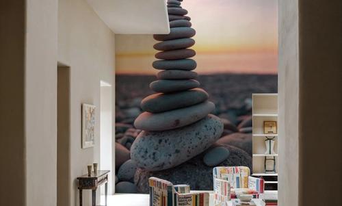 Zen Tower in Sunset