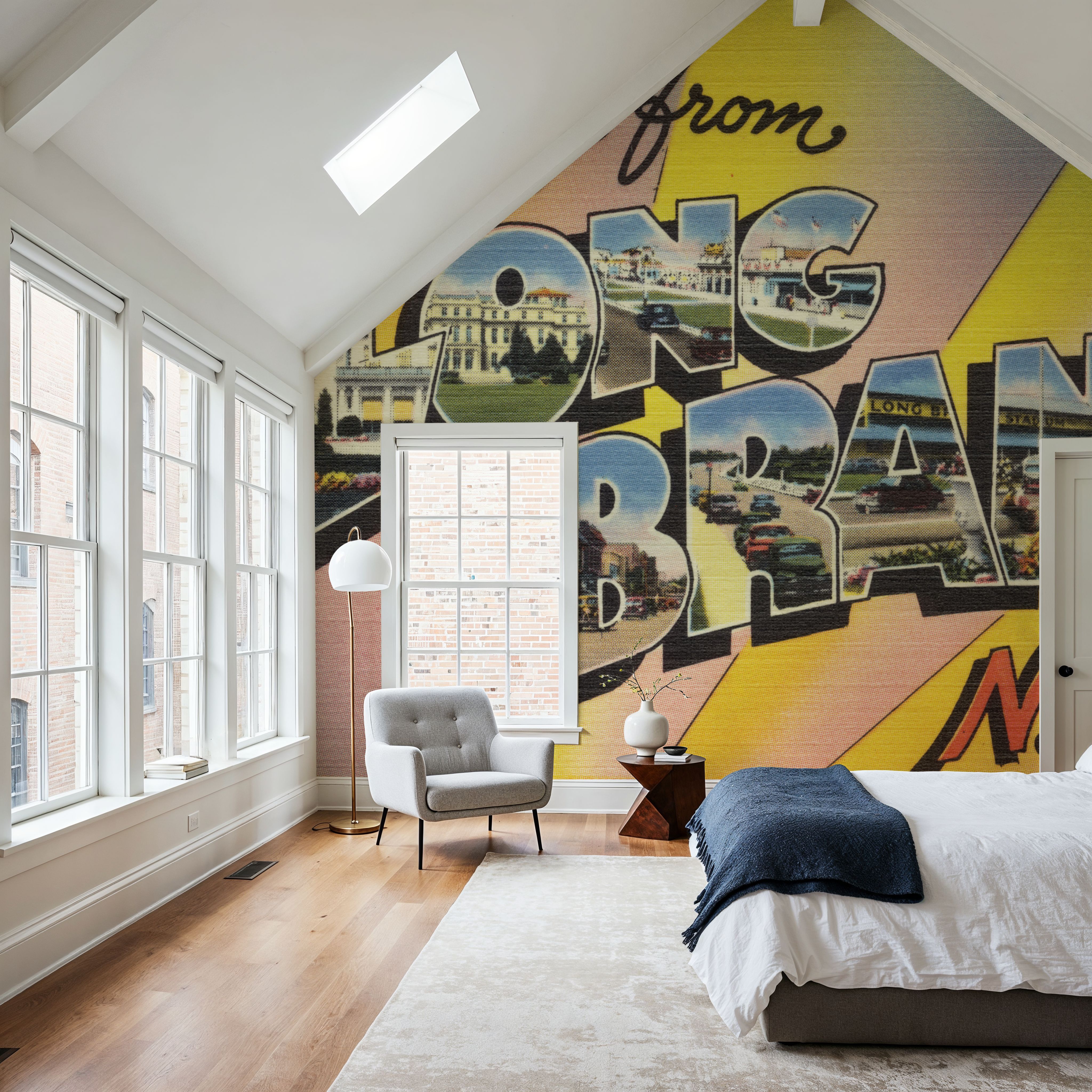 Greetings from Long Branch - Screenprint Postcard