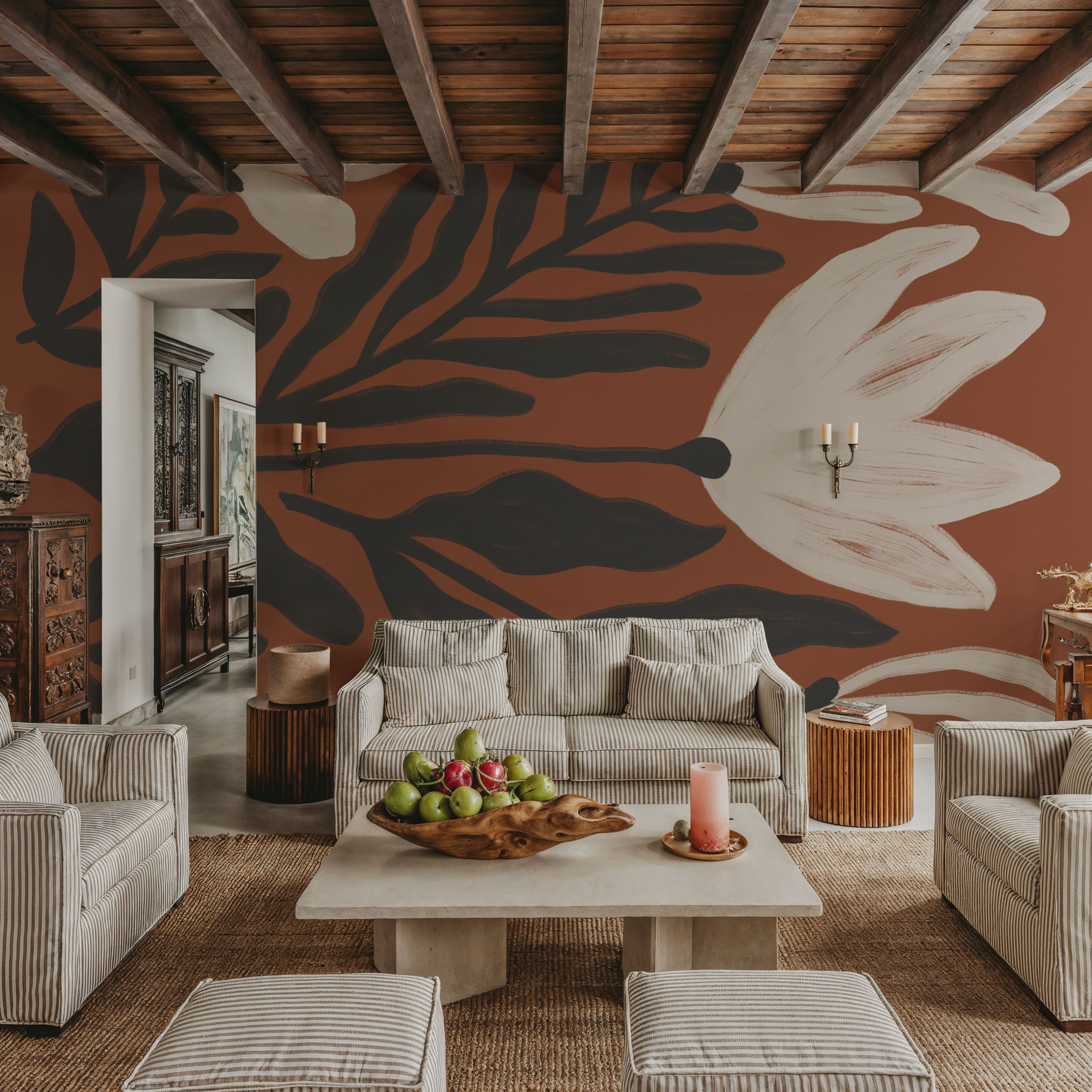 Simple Petals II Brown