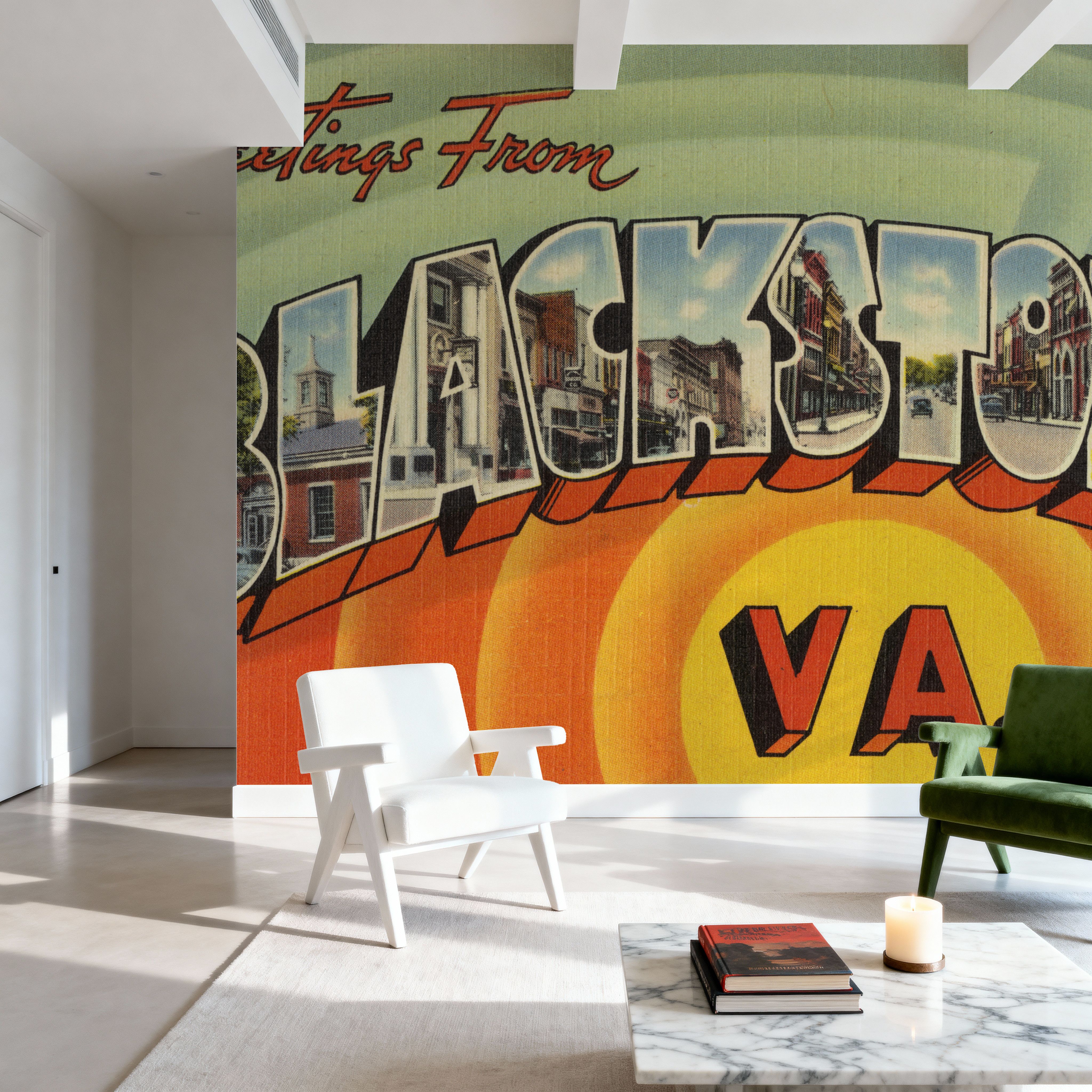 Greetings from Blackstone - Screenprint Postcard