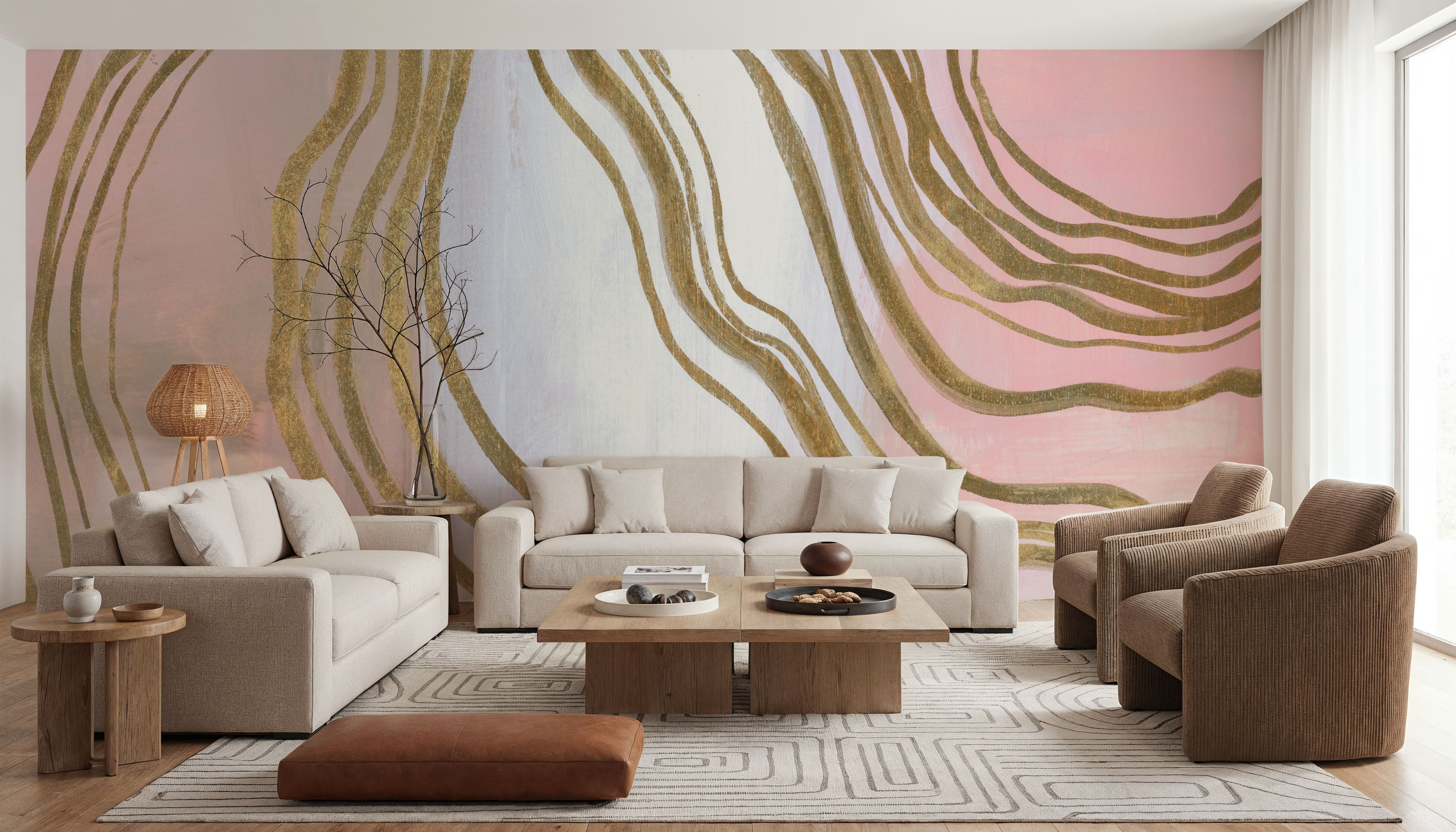 Pink and Bright Abstract II